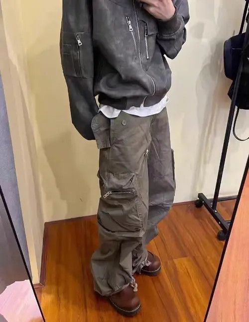 Japanese Brand Vintage Street Y2K Multi-Pocket Pleated Work Casual Pants Size US 30 / EU 46 - 5 Thumbnail