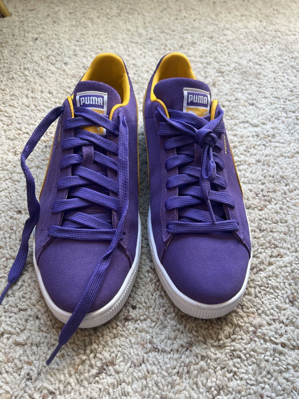 Puma Puma suede Los angles Lakers Size US 10.5 / EU 43-44 - 6 Thumbnail