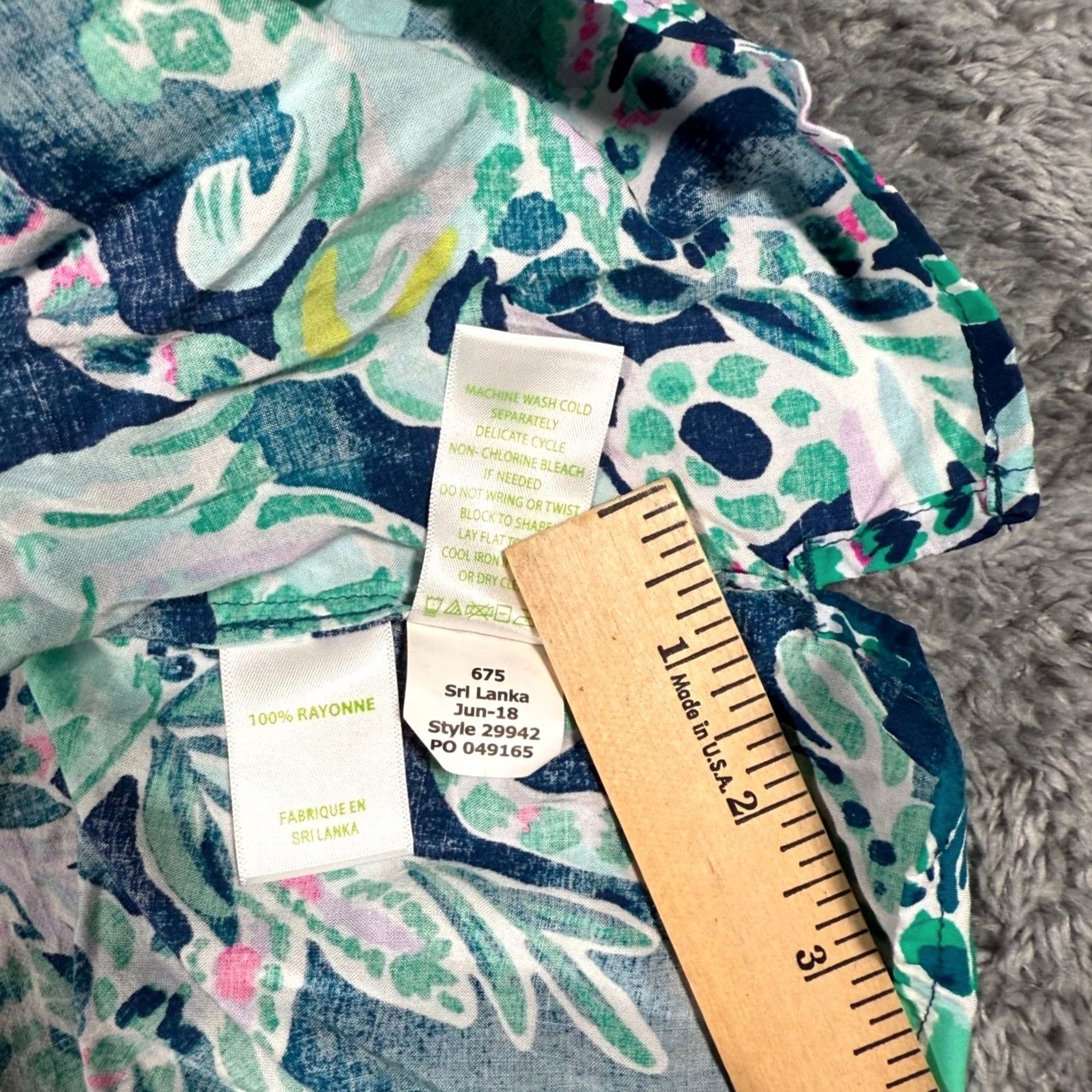 Lilly Pulitzer Lilly Pulitzer Harbour Island Tunic Womens Green Rayon XXS Size XXS / US 00 / IT 34 - 4 Thumbnail