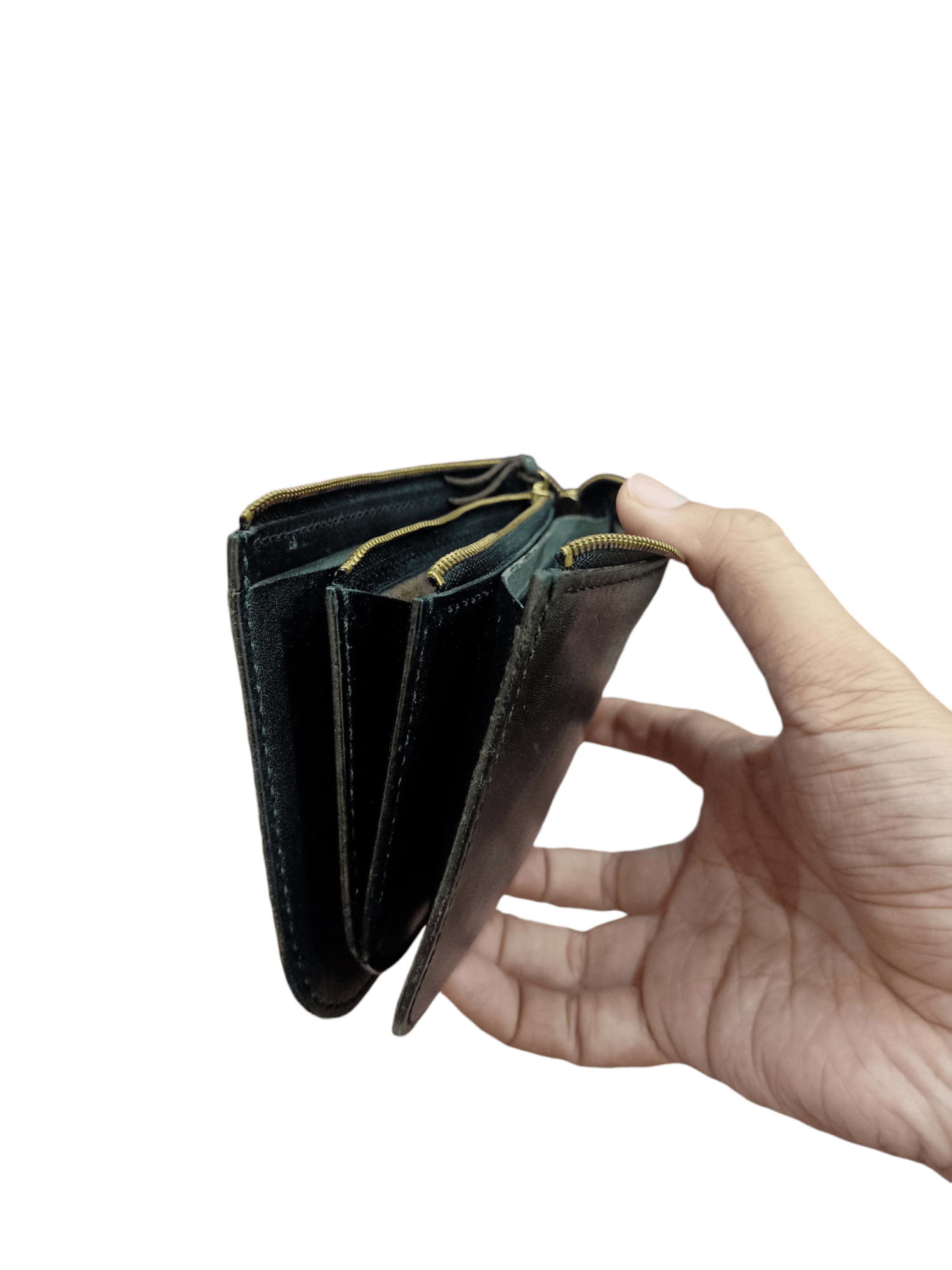 Genuine Leather × Japanese Brand Rhythmos The Zip Leather Wallet Size ONE SIZE - 9 Thumbnail