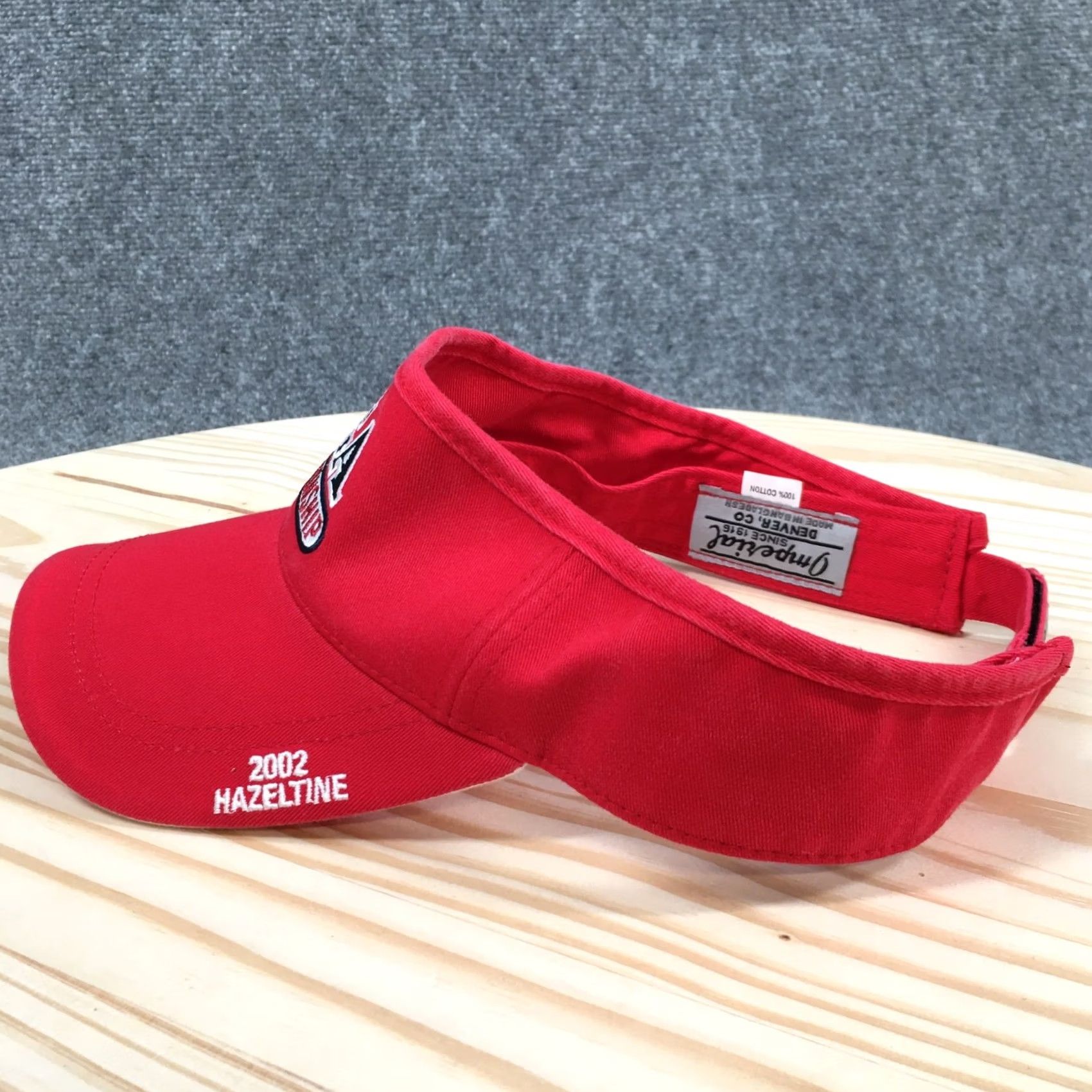 Logo 7 PGA Championship Visor Cap Hat Mens One Size Red Embroidered Logo Adjustable Size ONE SIZE - 6 Thumbnail