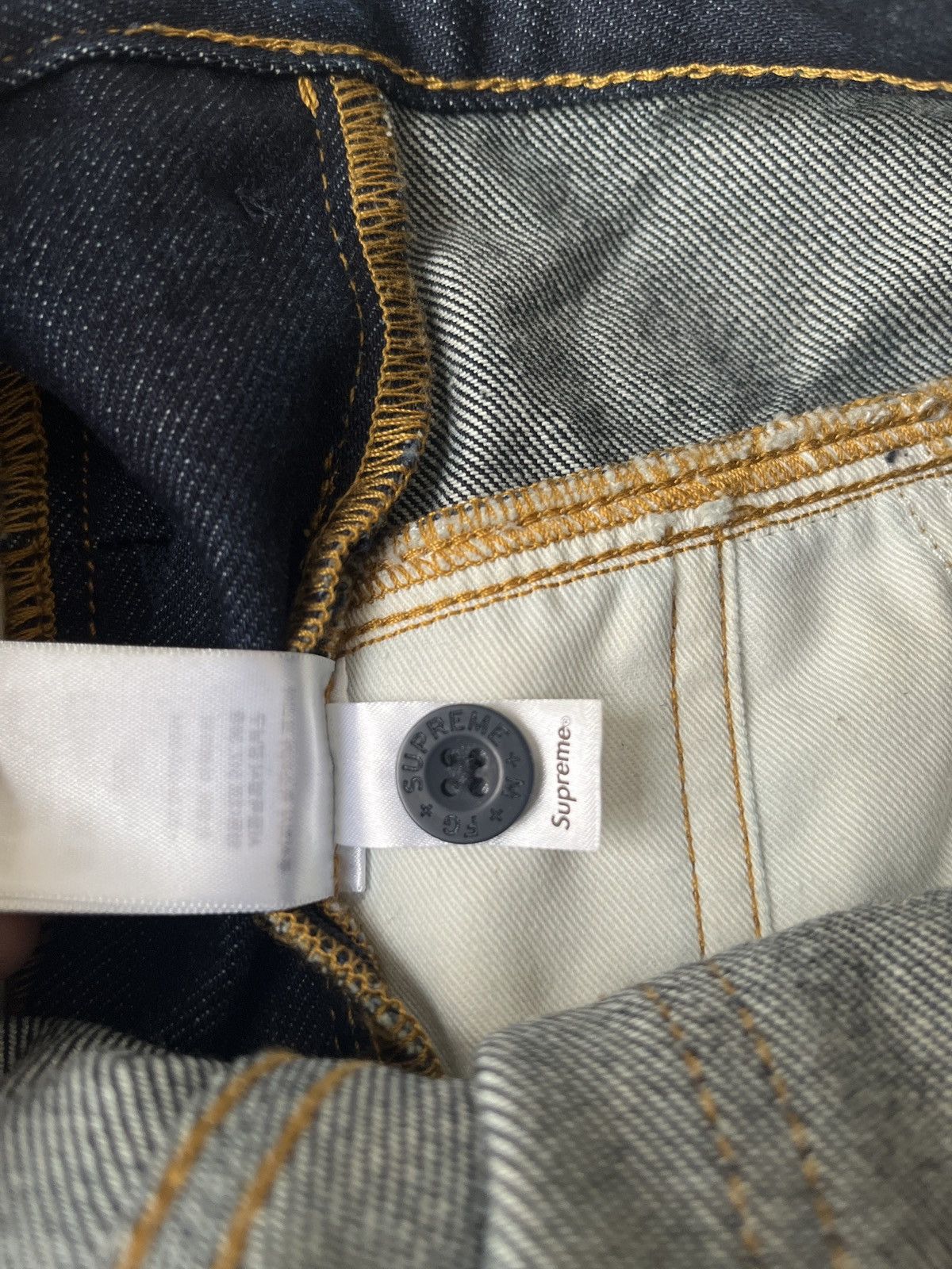 Supreme SUPREME / MARITHÉ + FRANÇOIS GIRBAUD 2025 X-SEAM BAGGY JEANS Size US 32 / EU 48 - 7 Thumbnail