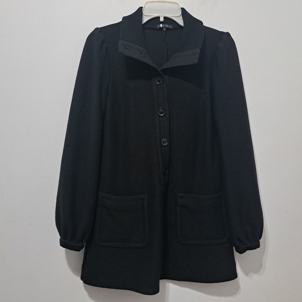 Theory Theory Wool Blend Button-Up Coat Preppy Goth School Girl Siz Size XS / US 0-2 / IT 36-38 - 13 Thumbnail
