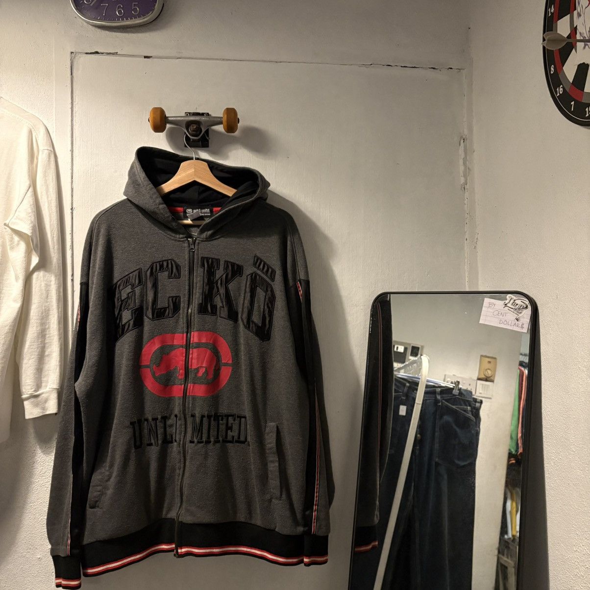 Ecko Unltd. Y2K Ecko Unlimited Zipper Hoodie Size US XL / EU 56 / 4 - 1 Thumbnail