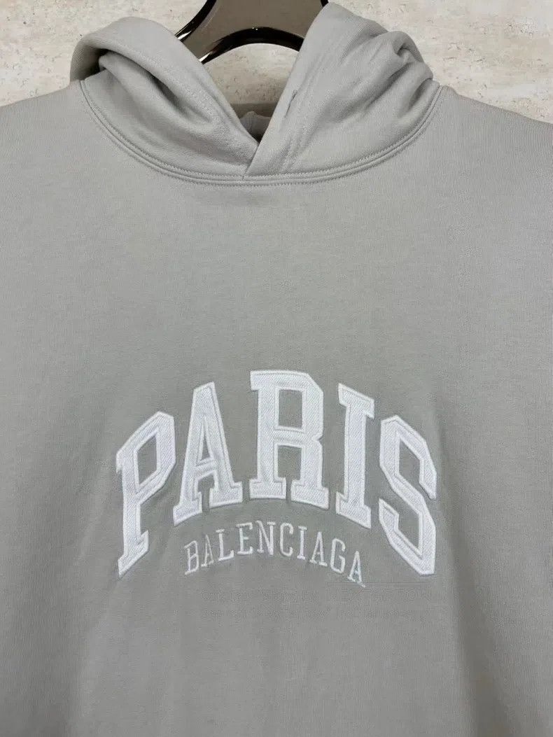 Balenciaga Balenciaga Gray City Limited Hoodie Size US M / EU 48-50 / 2 - 3 Thumbnail