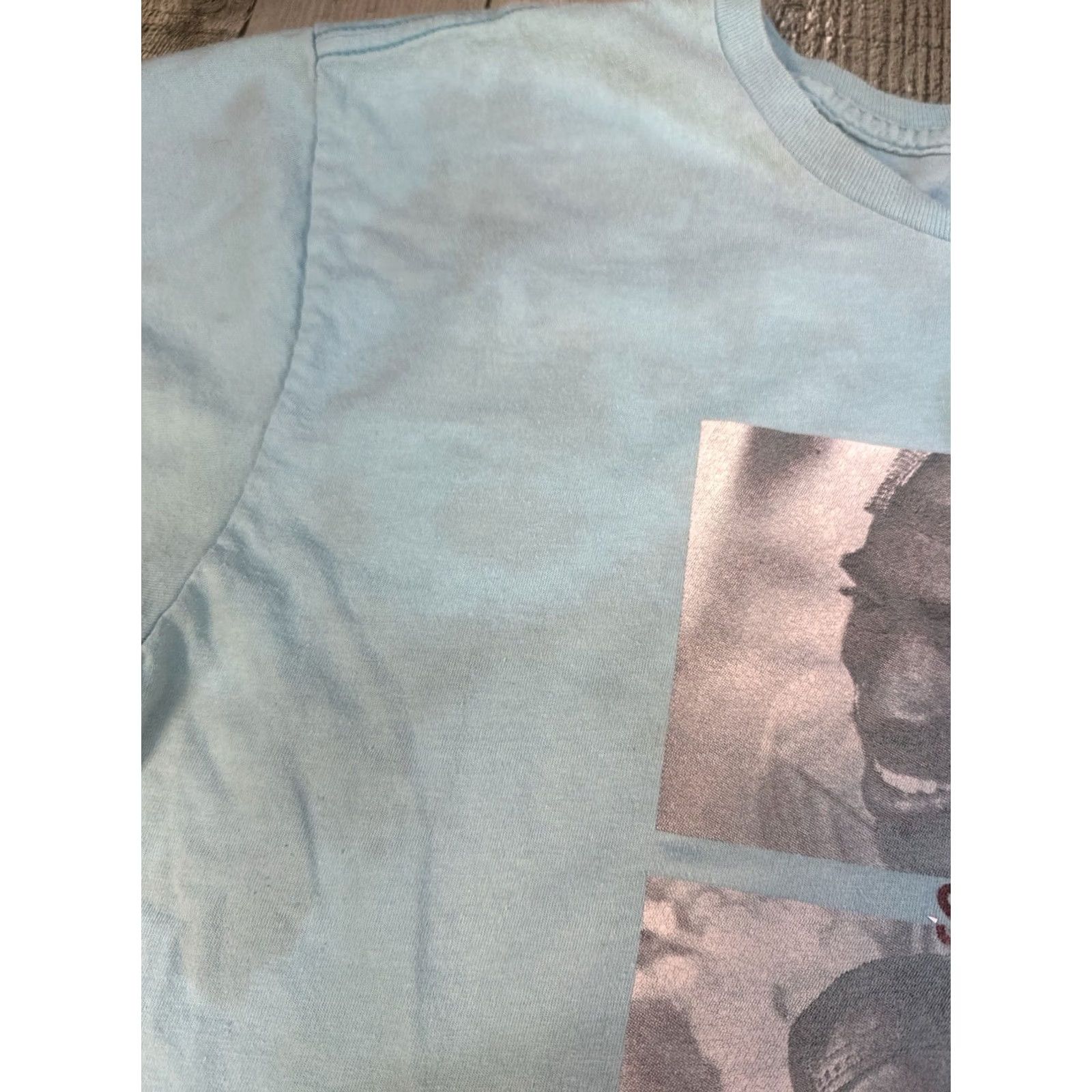 Vintage Tupac Poetic Justice Graphic Tee Hip Hop Size L Men Blue Shirt/ Tshirt Size US L / EU 52-54 / 3 - 4 Thumbnail