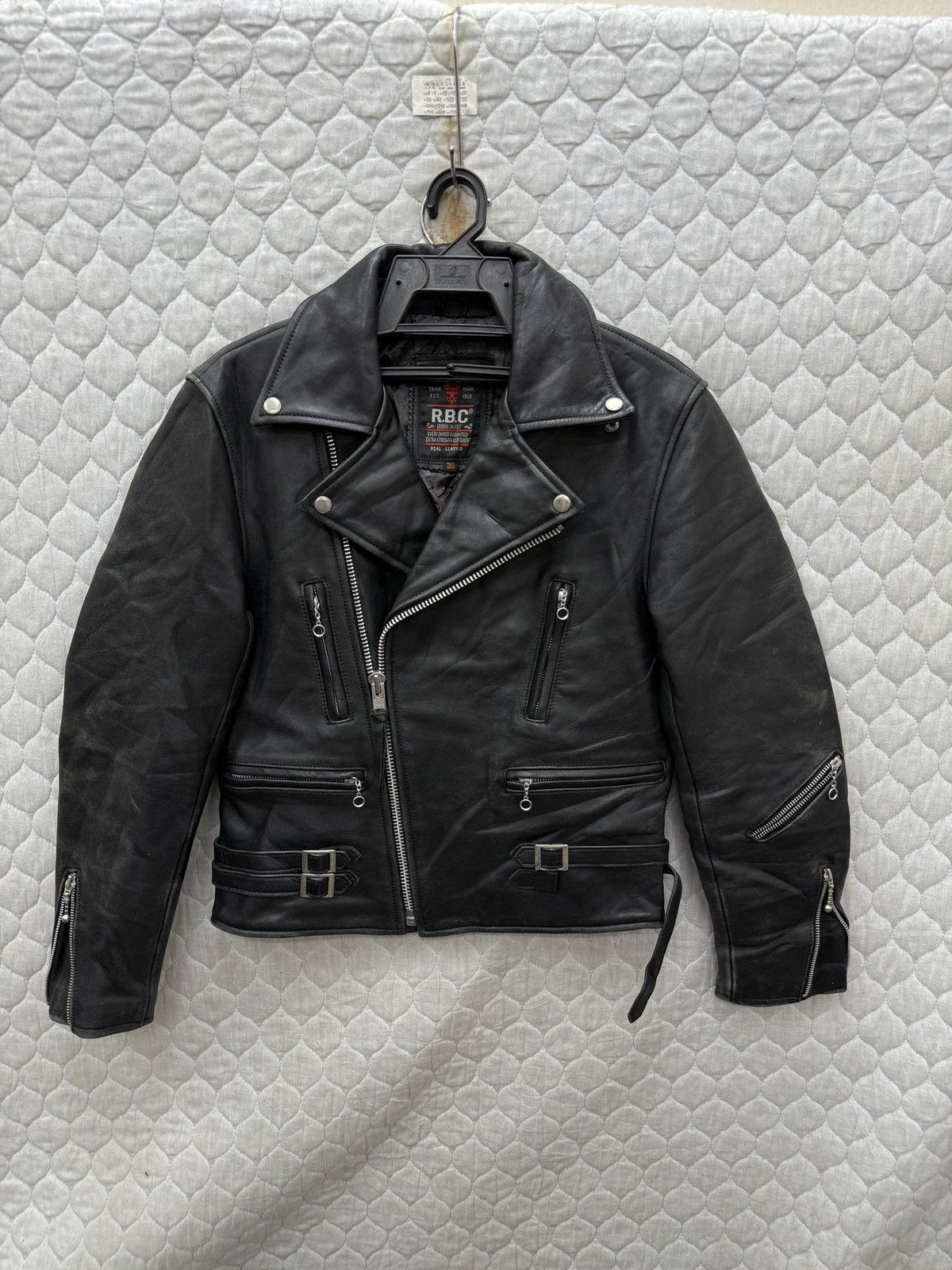 Genuine Leather 🔥🔥🔥ARCHIVE R.B.C ROAD MASTERS LEATHER JACKET Size US S / EU 44-46 / 1 - 1 Thumbnail