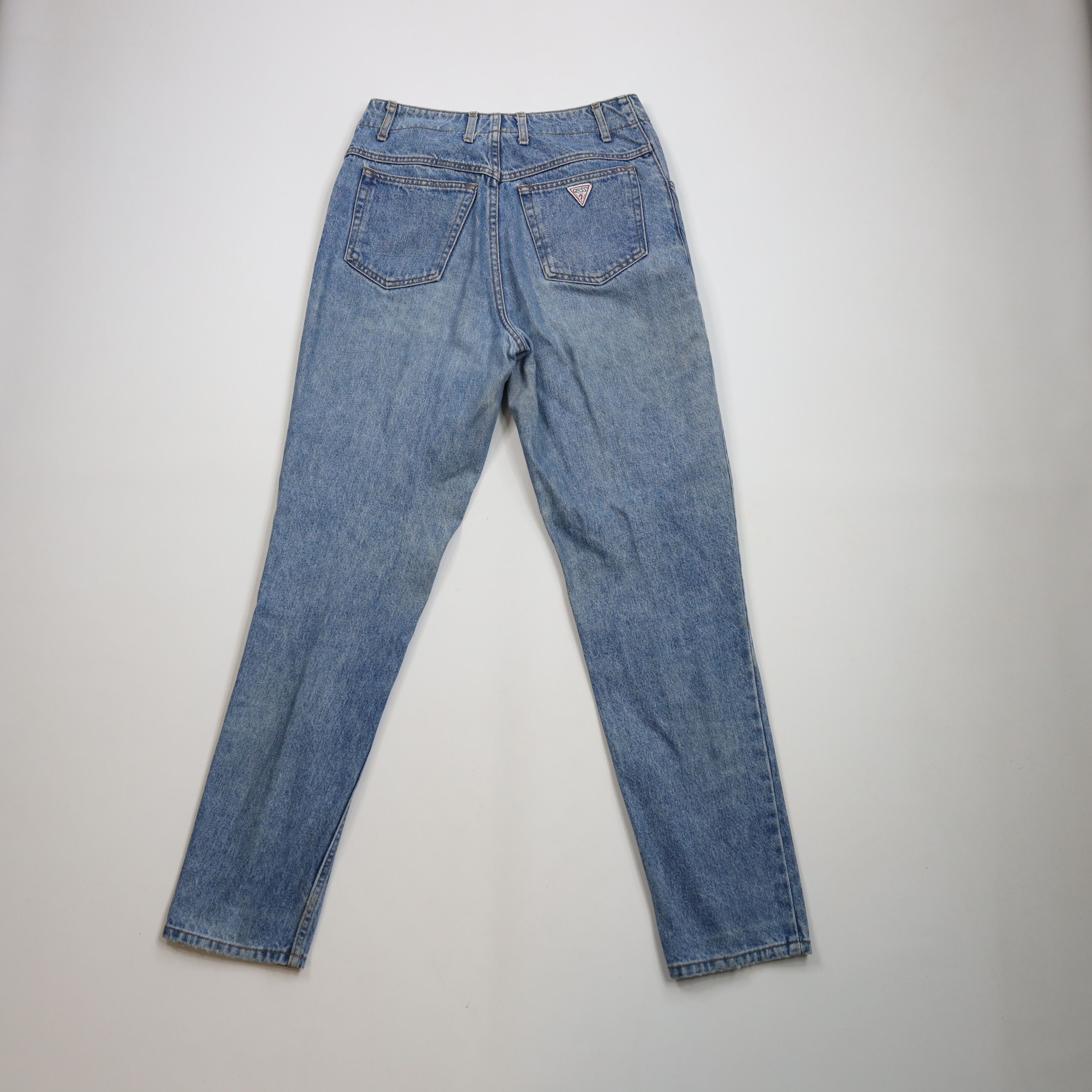 Guess × Vintage Vintage 90s Guess Tapered Leg Button Fly Denim Jeans USA Size US 30 / EU 46 - 11 Thumbnail