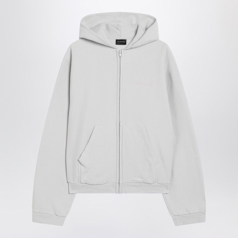 Balenciaga Balenciaga Back Regular Fit Zip Hoodie