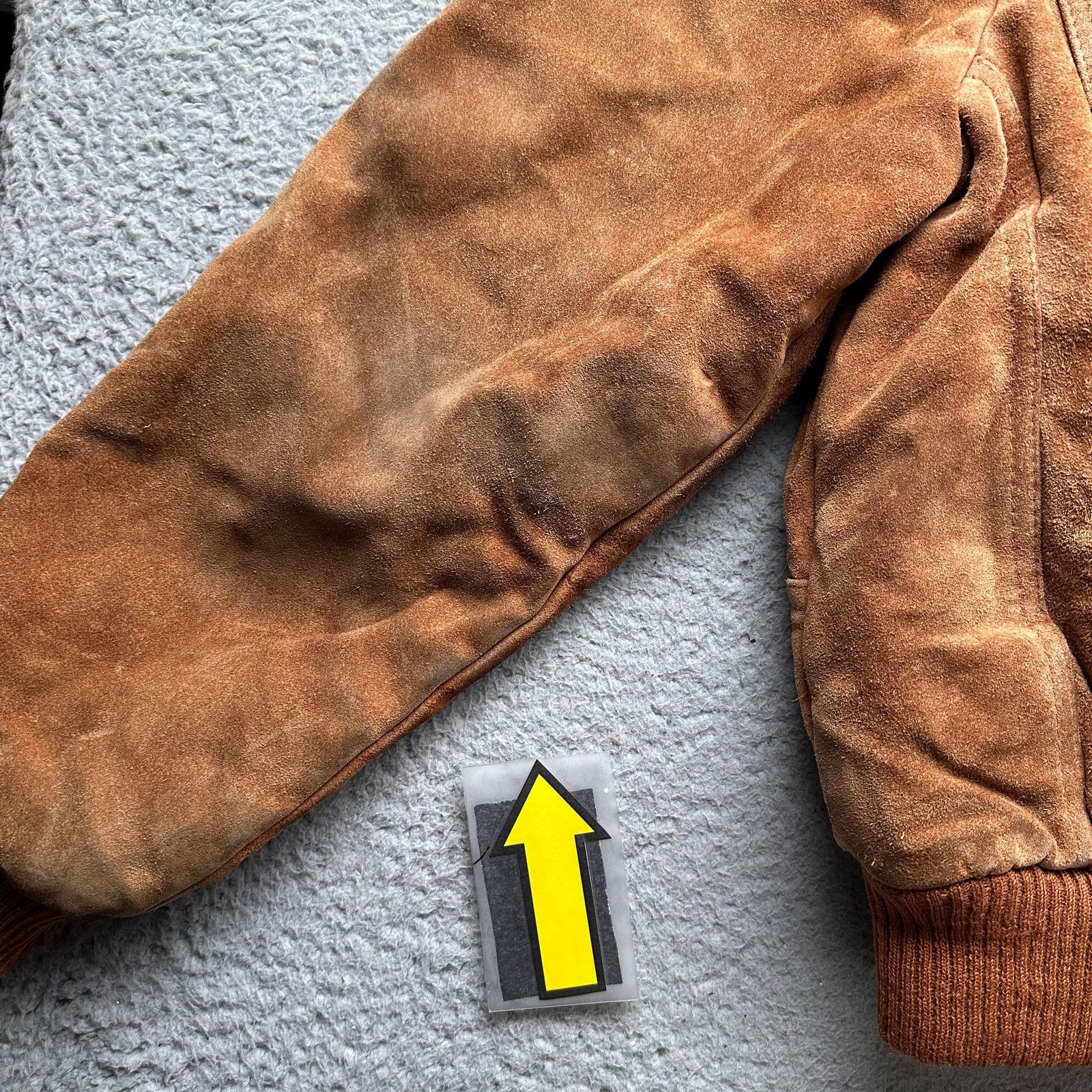 Other Vintage Bermans Suede Leather Heavy Hooded Jacket 44 Large Size US L / EU 52-54 / 3 - 10 Thumbnail