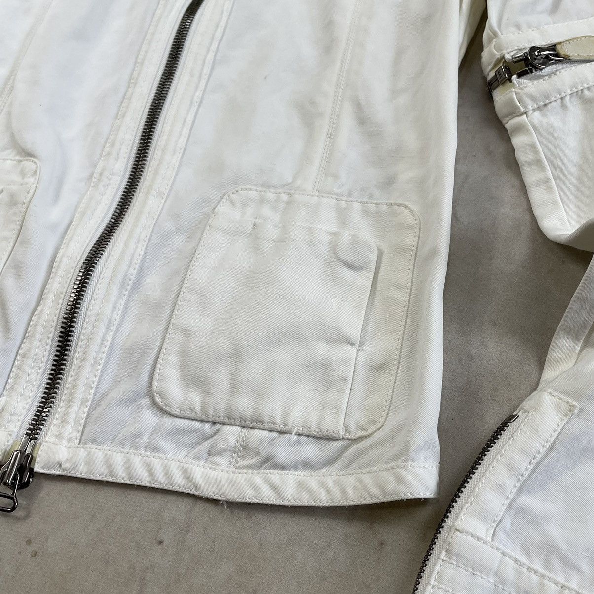 Bottega Veneta Bottega Veneta Zip Biker Transformer Off White Jacket Size S / US 4 / IT 40 - 11 Thumbnail