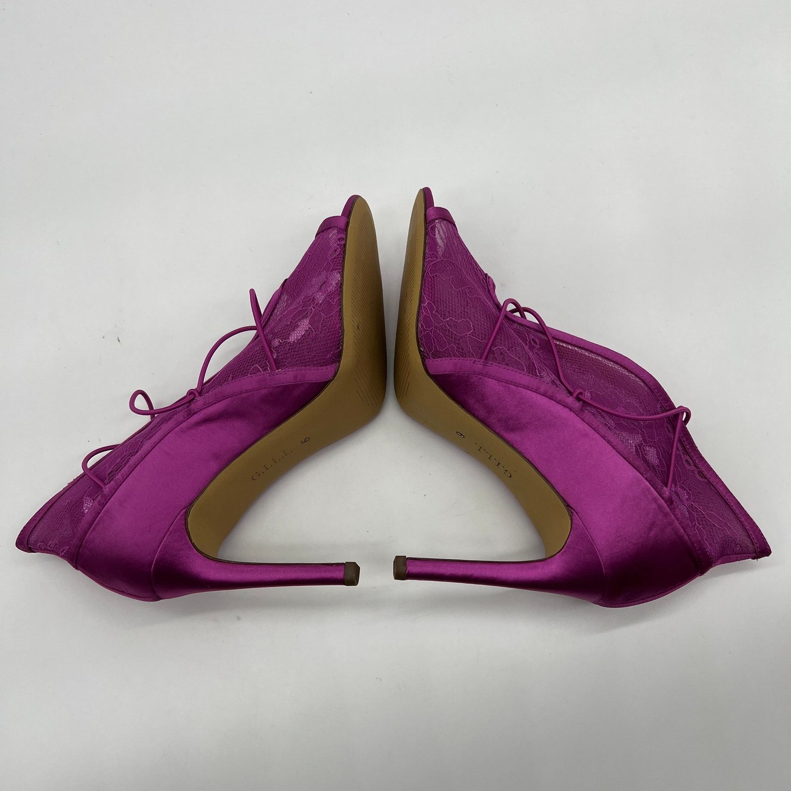 Other G.I.L.I. Peep Toe Size 9 M Elastic Front Booties Size US 9 / IT 39 - 3 Thumbnail