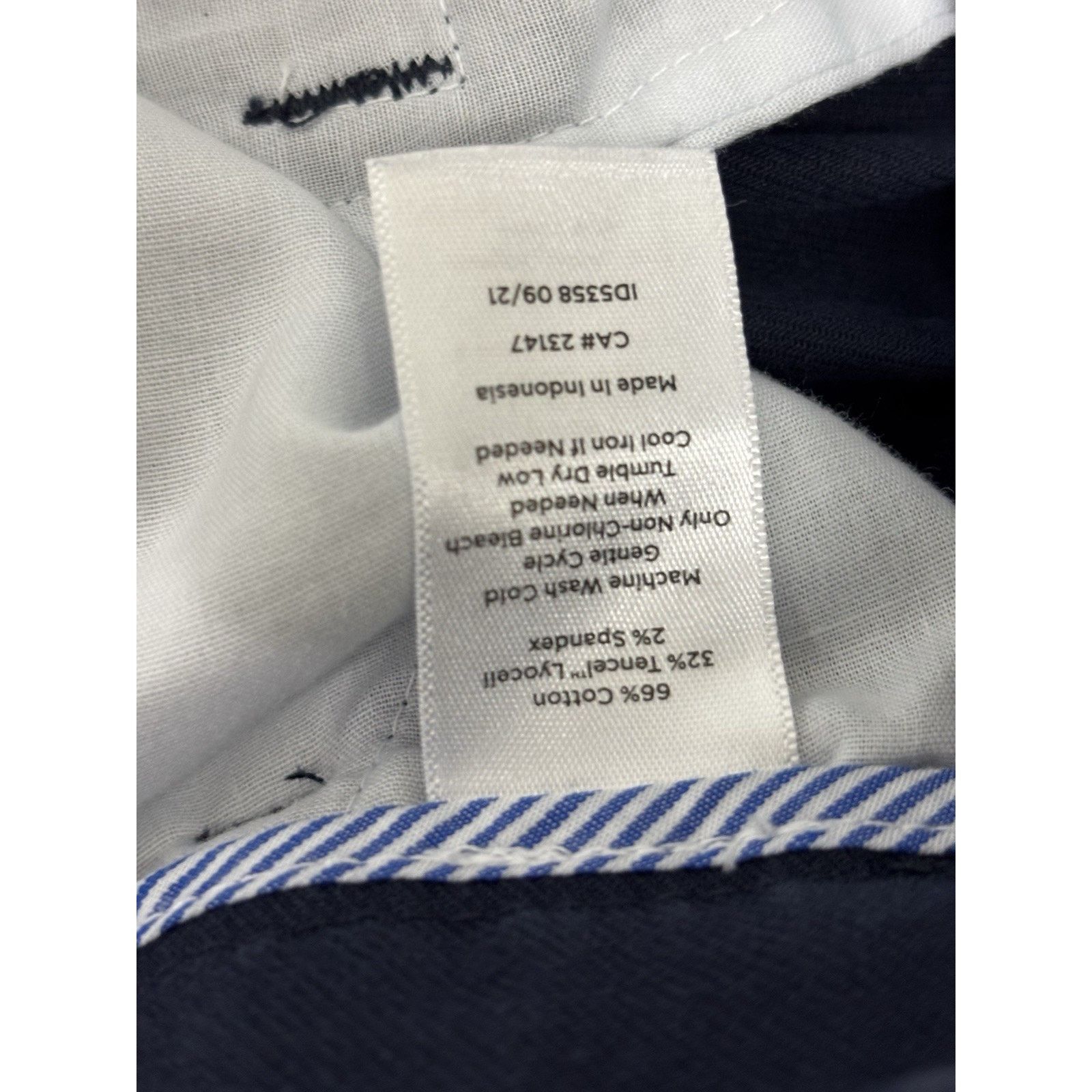 Robert Talbott Talbots Joggers Dress Pants XS Blue Pockets Stretch Ankle Size 28" / US 6 / IT 42 - 5 Thumbnail