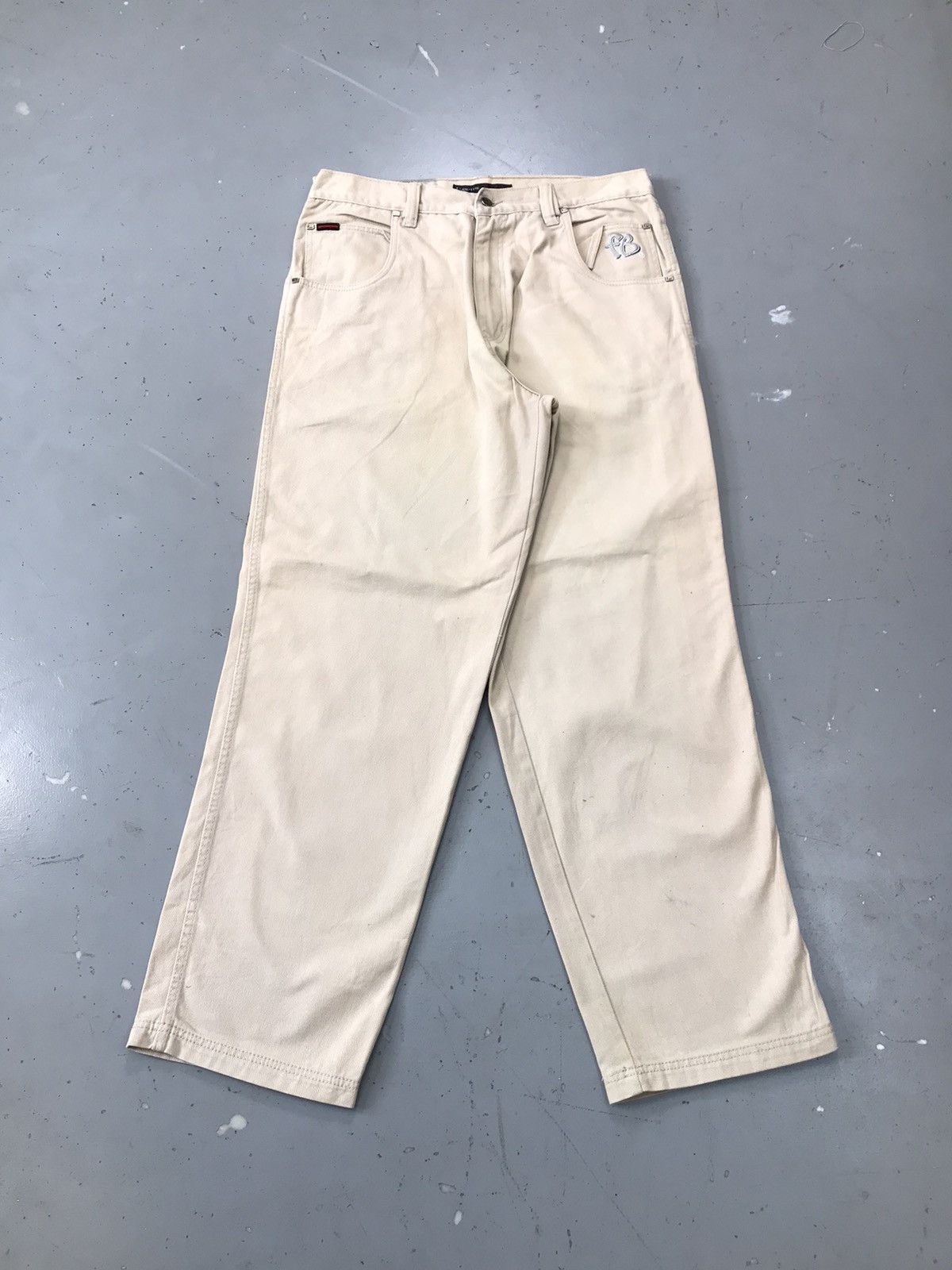 Fubu × Vintage Vintage Fubu the collection logo embroidered denim pant Size US 38 / EU 54 - 1 Thumbnail