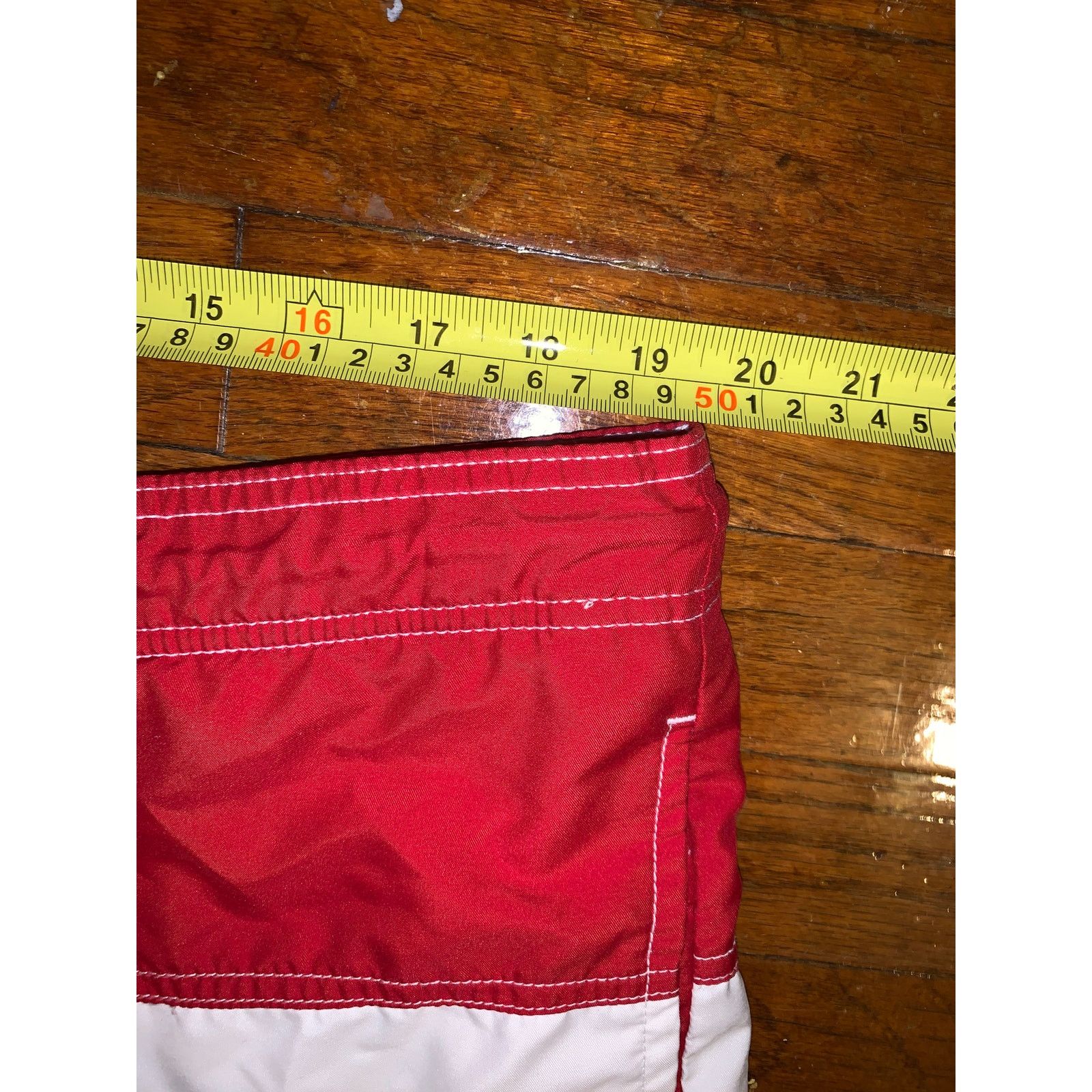 Trader Bay Trader Bay Red White Blue Swim Trunks Mens M 34 36 Patriotic Size US 32 / EU 48 - 6 Thumbnail