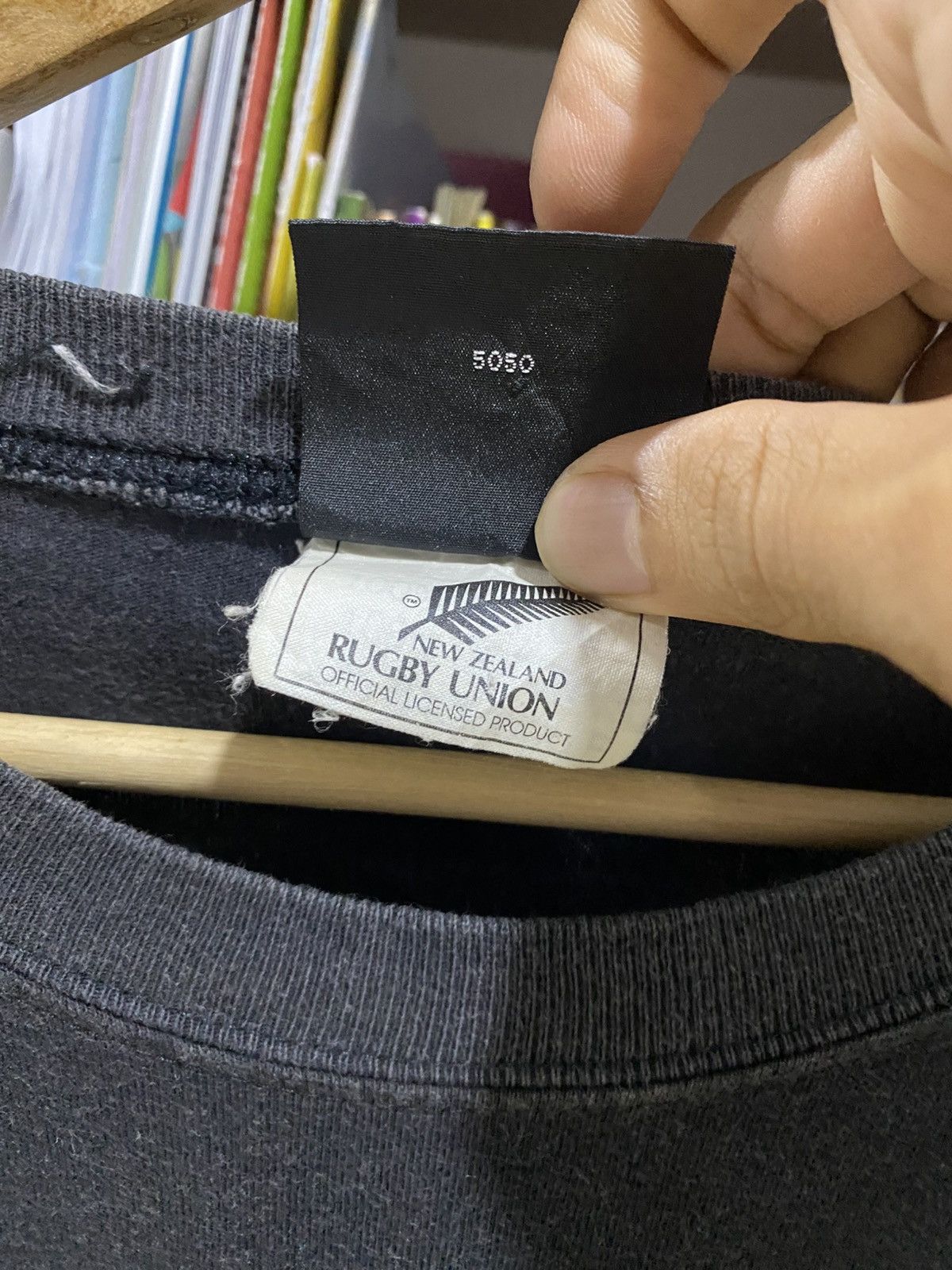 Canterbury of New Zealand Vintage Canterbury New Zealand All Blacks Rugby T-shirt Size US L / EU 52-54 / 3 - 8 Thumbnail