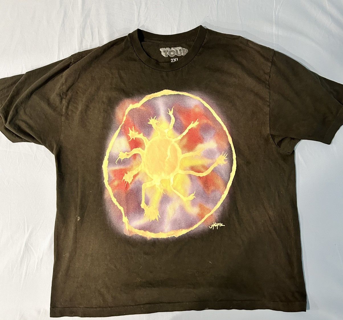 Travis Scott Travis Scott “I Saw With My Eyes” Dallas Tee Size US XXL / EU 58 / 5 - 1 Thumbnail