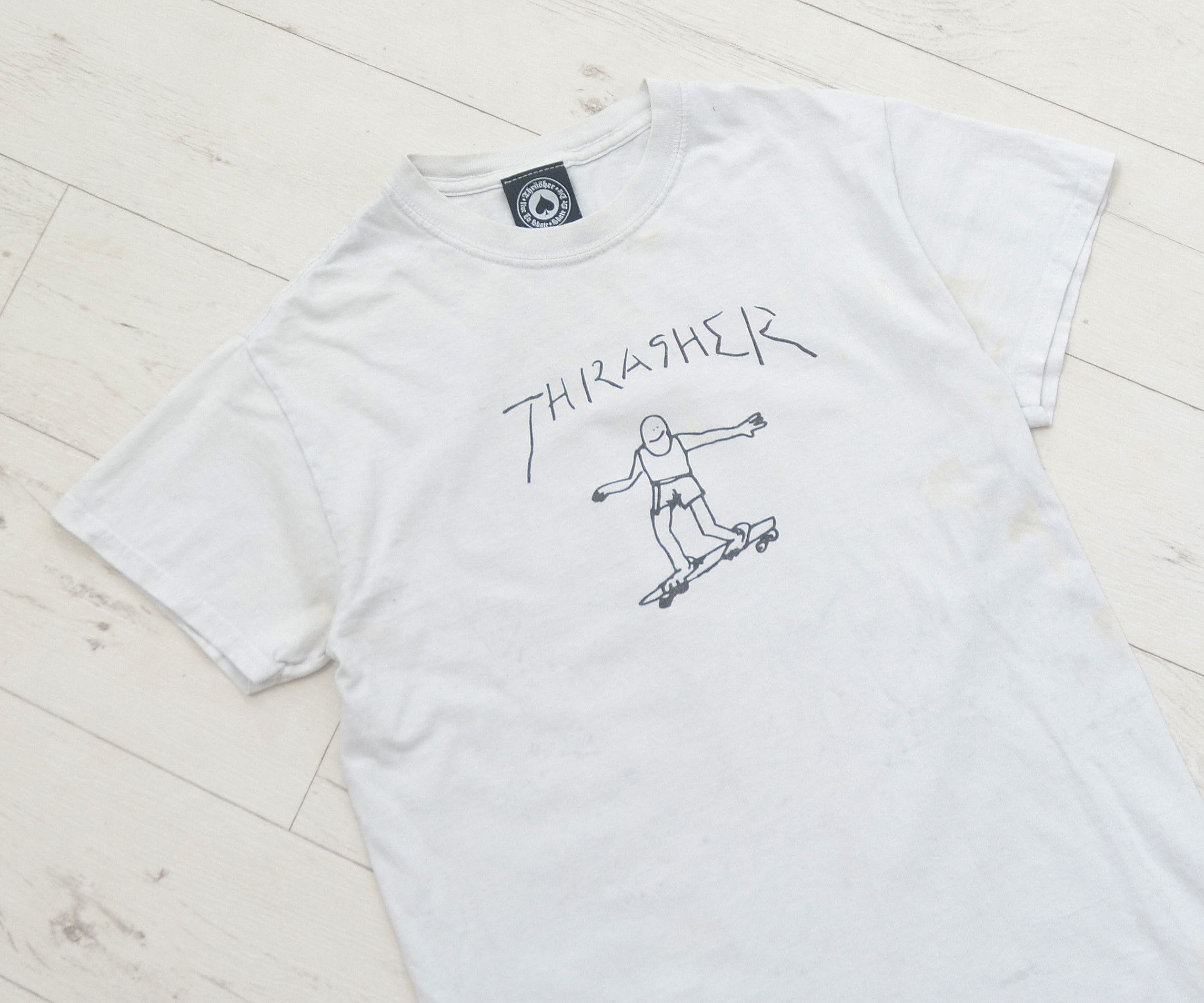 Thrasher × Vintage Vintage Thrasher Gonz Skater Logo Tee T-Shirt Unisex Size US S / EU 44-46 / 1 - 2 Thumbnail