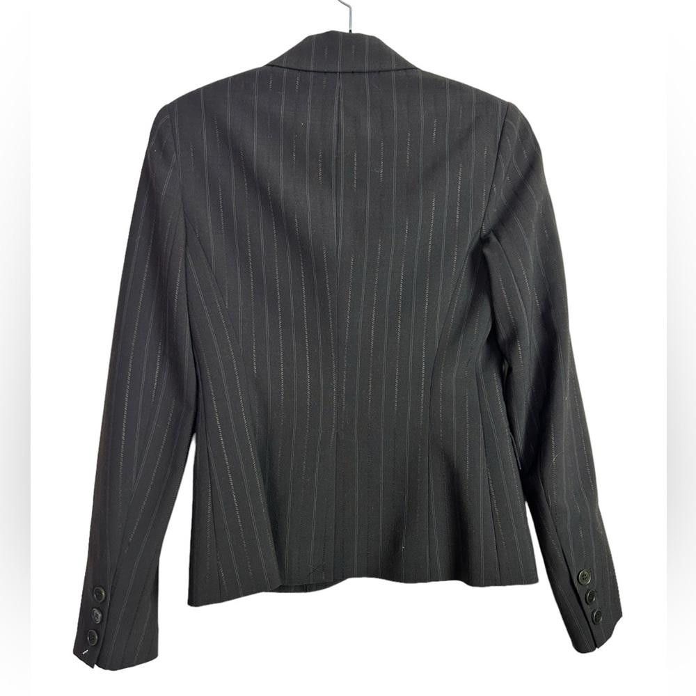 Theory Theory l Wool Blend Charcoal Pinstripe Blazer Jacket Size 2 Size XS / US 0-2 / IT 36-38 - 2 Thumbnail