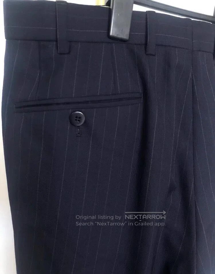 Brioni Brioni Striped Italian Navy Blue Suite Size US M / EU 48-50 / 2 - 9 Thumbnail