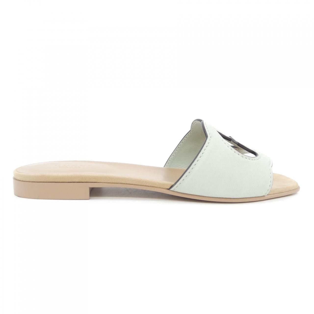 Gucci Gucci Gucci Interlocking G Suede Sandals Suede Shoes 694451 DUTY FREE for USA Size ONE SIZE - 1 Thumbnail