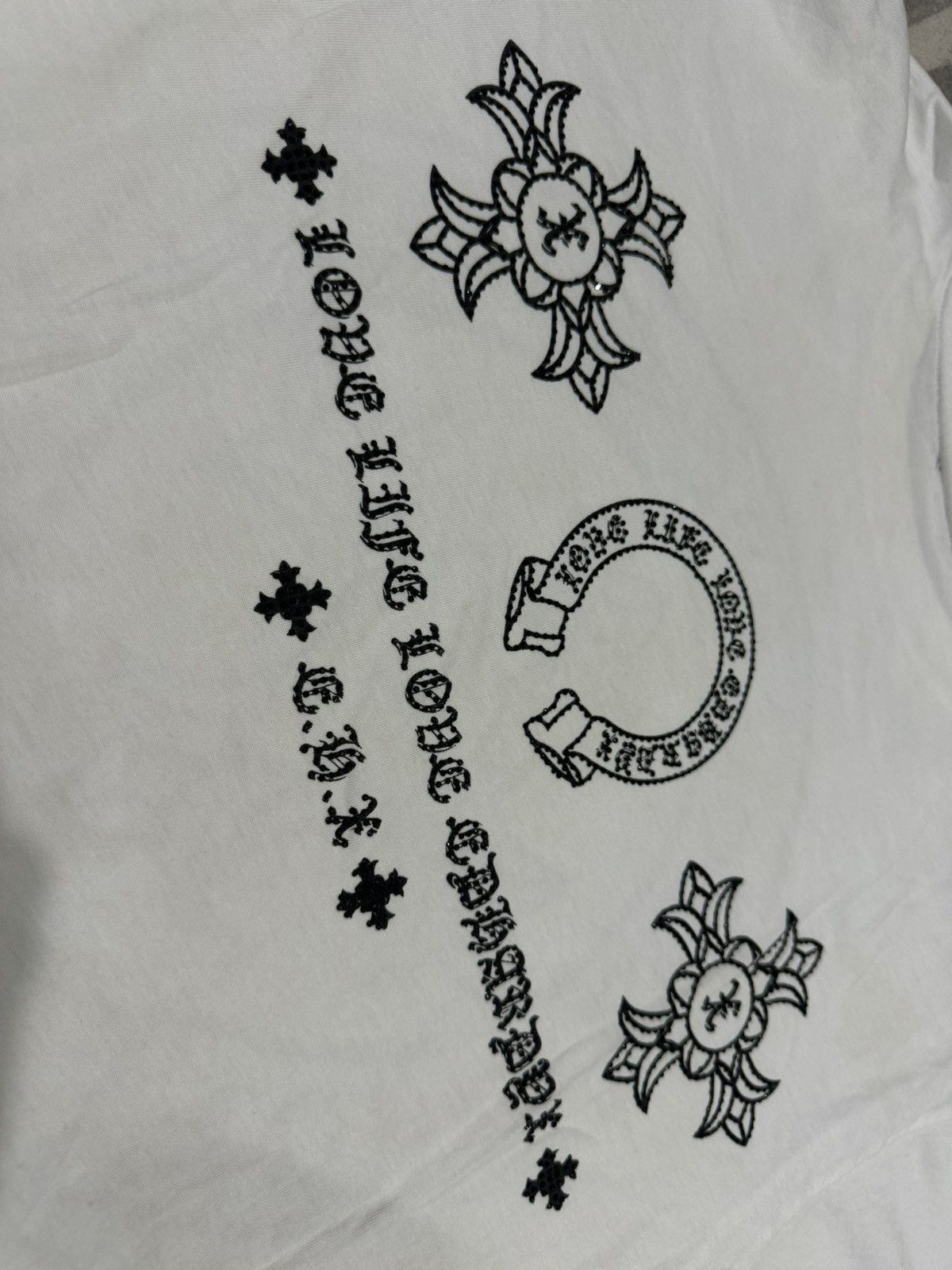 Ed Hardy Ed Hardy x Cross Collection Rhinestone Oversize Tee Size US XS / EU 42 / 0 - 12 Thumbnail