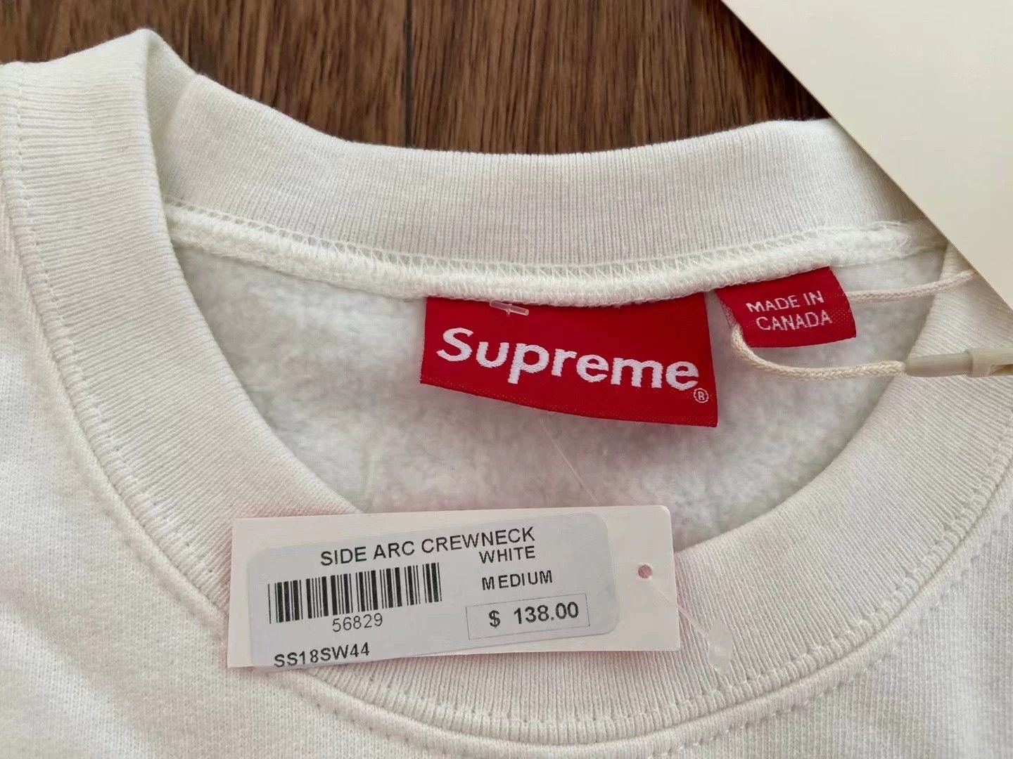 Supreme Supreme 18SS Side Arc Crewneck Size US M / EU 48-50 / 2 - 3 Thumbnail