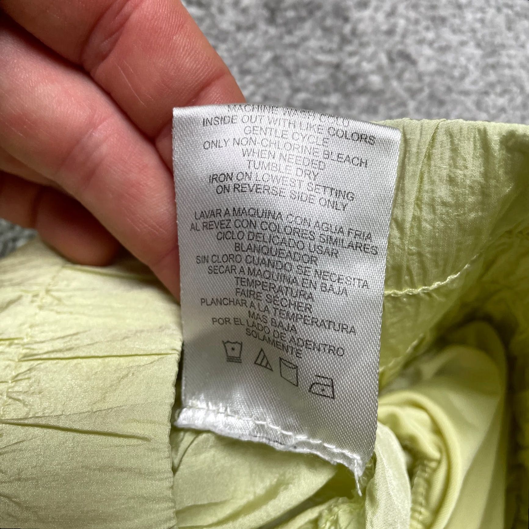 Vintage VINTAGE GB Girls Active Shorts Womens Large Light Yellow Elastic Athletic Running 28x2.5 Size 36" / US 14 / IT 50 - 5 Thumbnail