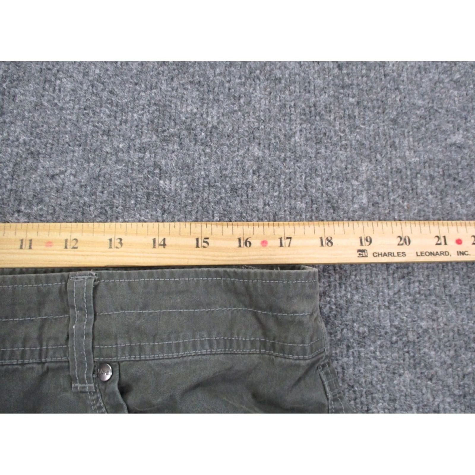 Vintage Kuhl Revolvr Pants Mens 36 X 32 Green Carpenter Pockets Flat Front Regular Size US 36 / EU 52 - 6 Thumbnail
