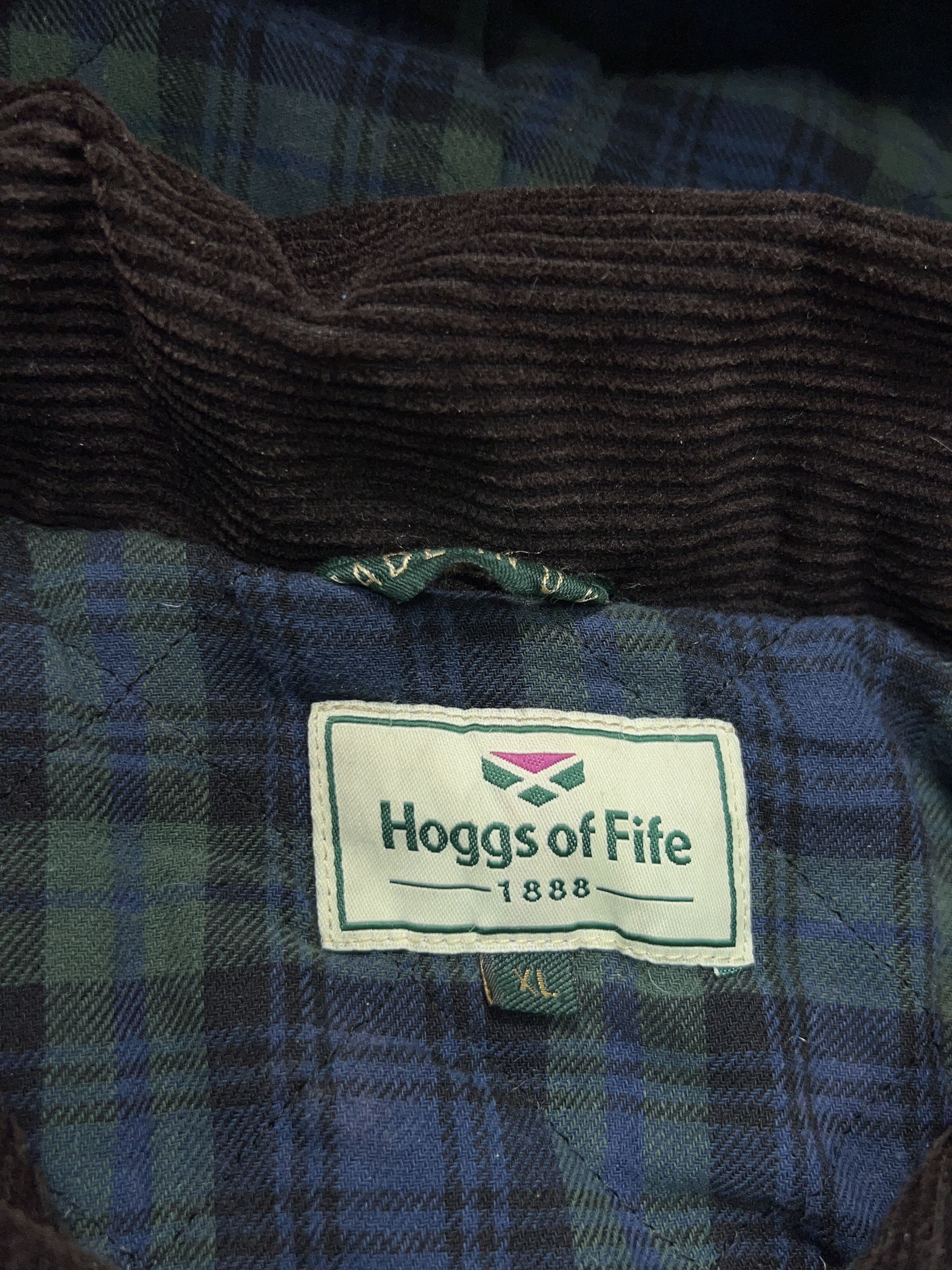 Other Hoggs Of Fife Wax Country Derby Field Jacket Hunting Coat Size US XL / EU 56 / 4 - 4 Thumbnail