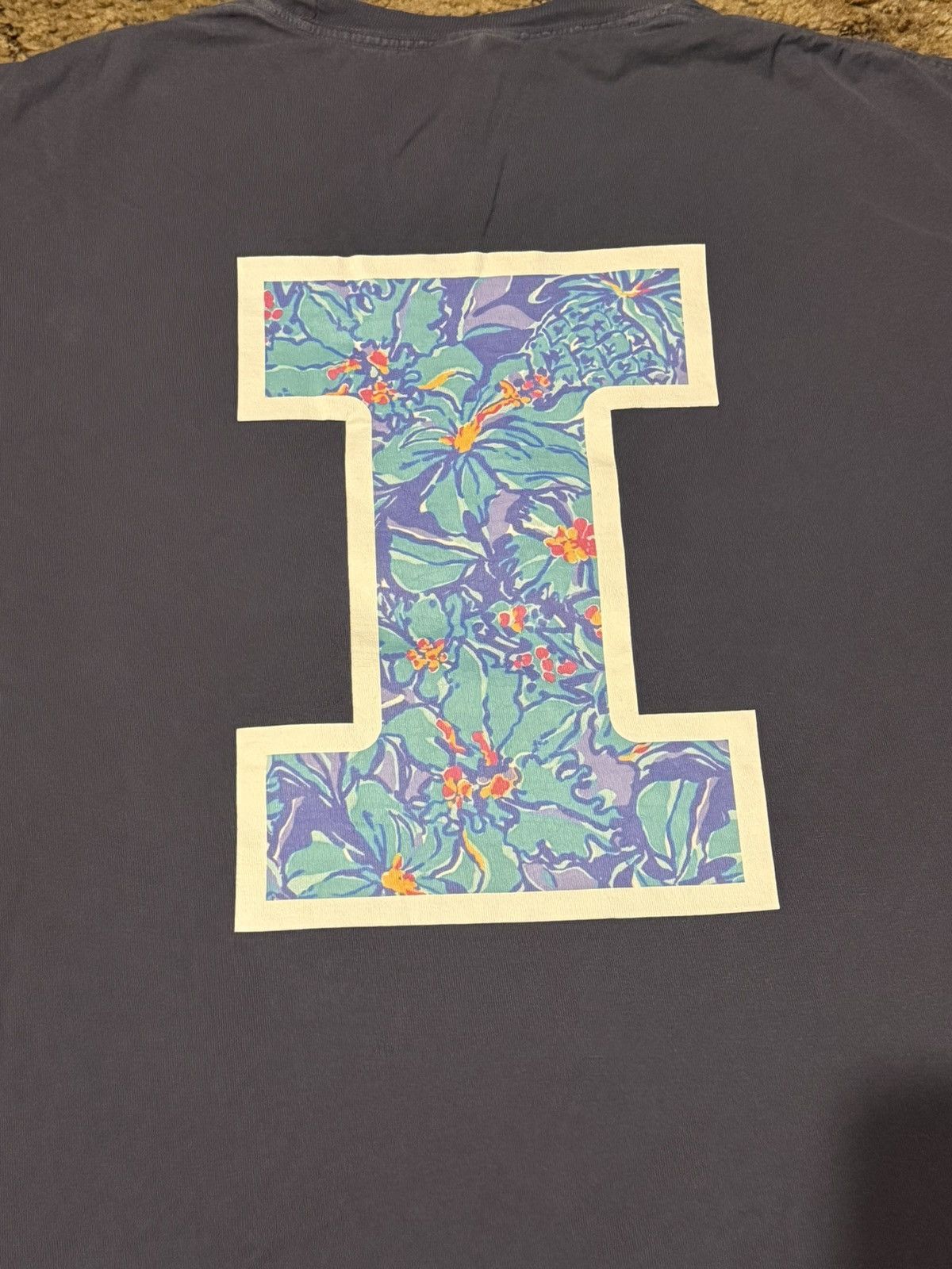 Vintage University of Illinois Flower Logo T-Shirt Pocket Tee Small Size US S / EU 44-46 / 1 - 2 Thumbnail