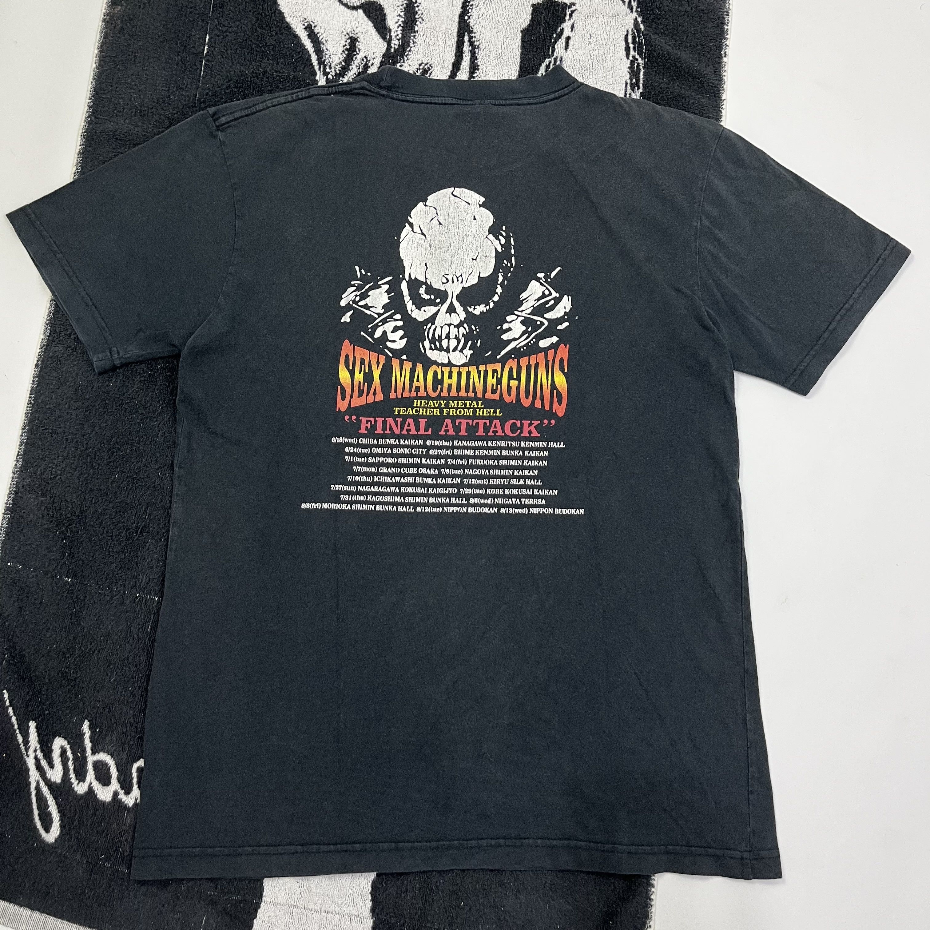 Band Tees × Vintage VINTAGE SEX MACHINEGUNS JAPAN #SKU-A812 | Grailed