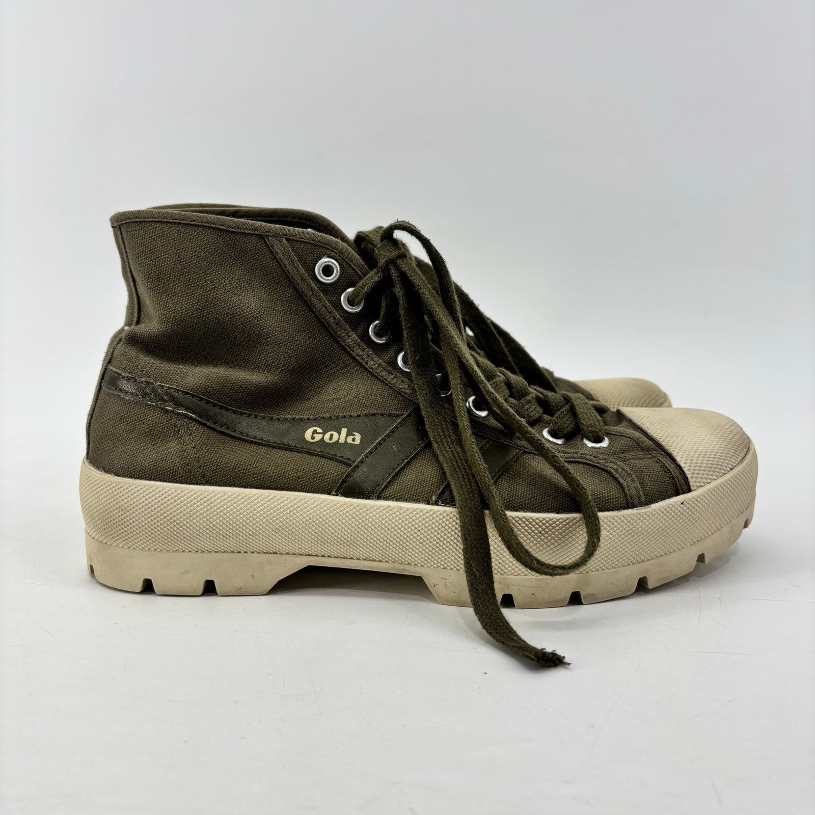 Gola Gola Womens Size 9 Coaster Peak Olive Green Sneakers Lace Up Size US 9 / IT 39 - 2 Thumbnail