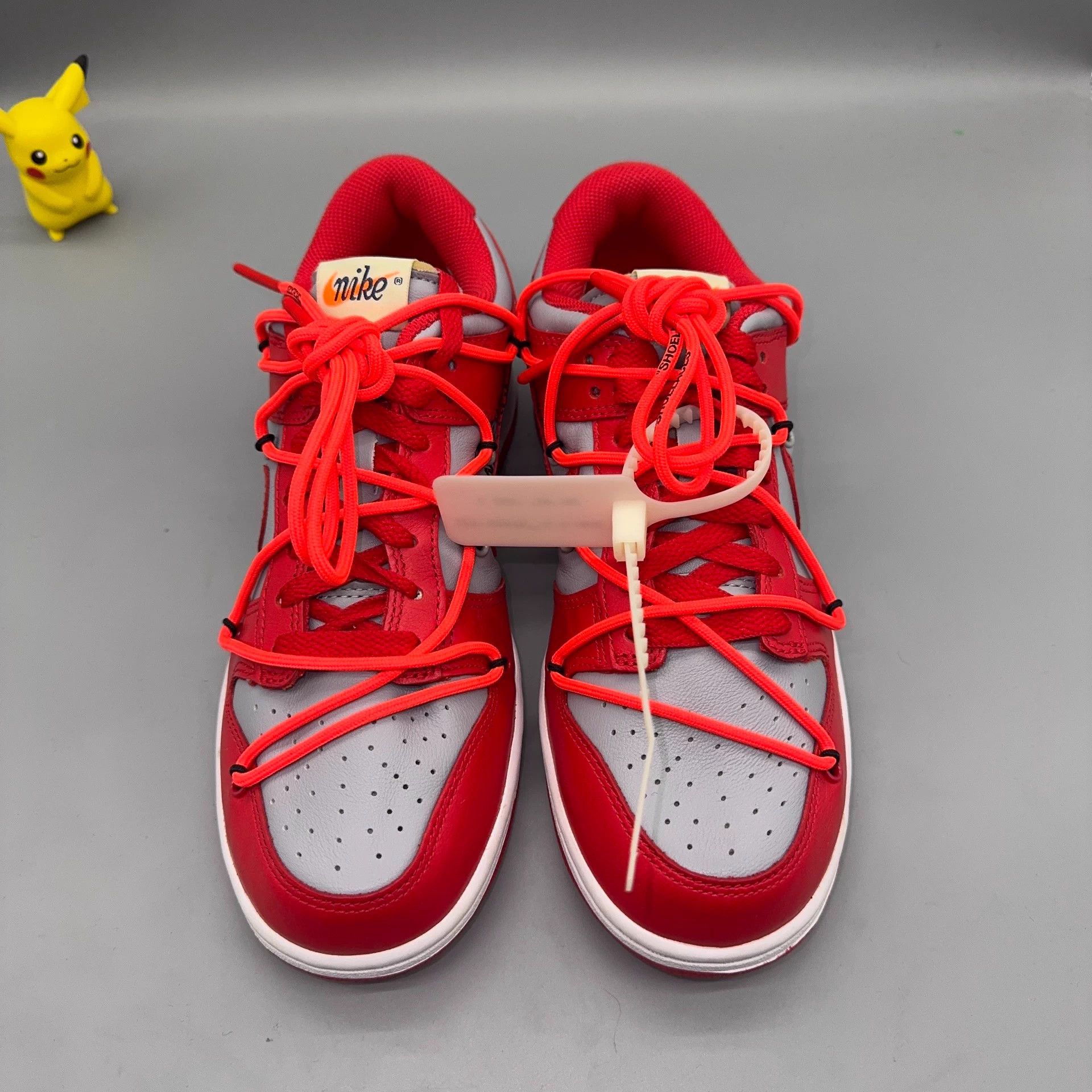 Nike Nike Dunk OW Collaboration Red 39 Size US 8 / IT 38 - 2 Thumbnail