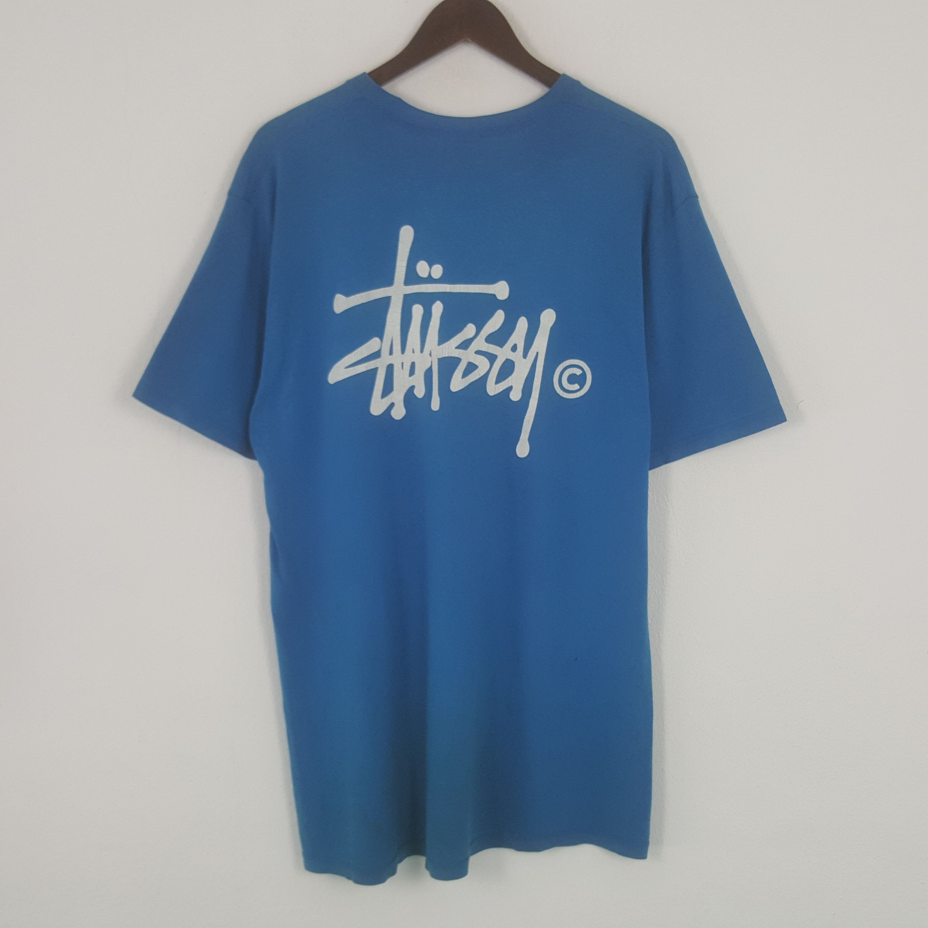 Stussy × Vintage Vintage Stussy Big Logo Tshirt Size US L / EU 52-54 / 3 - 1 Thumbnail