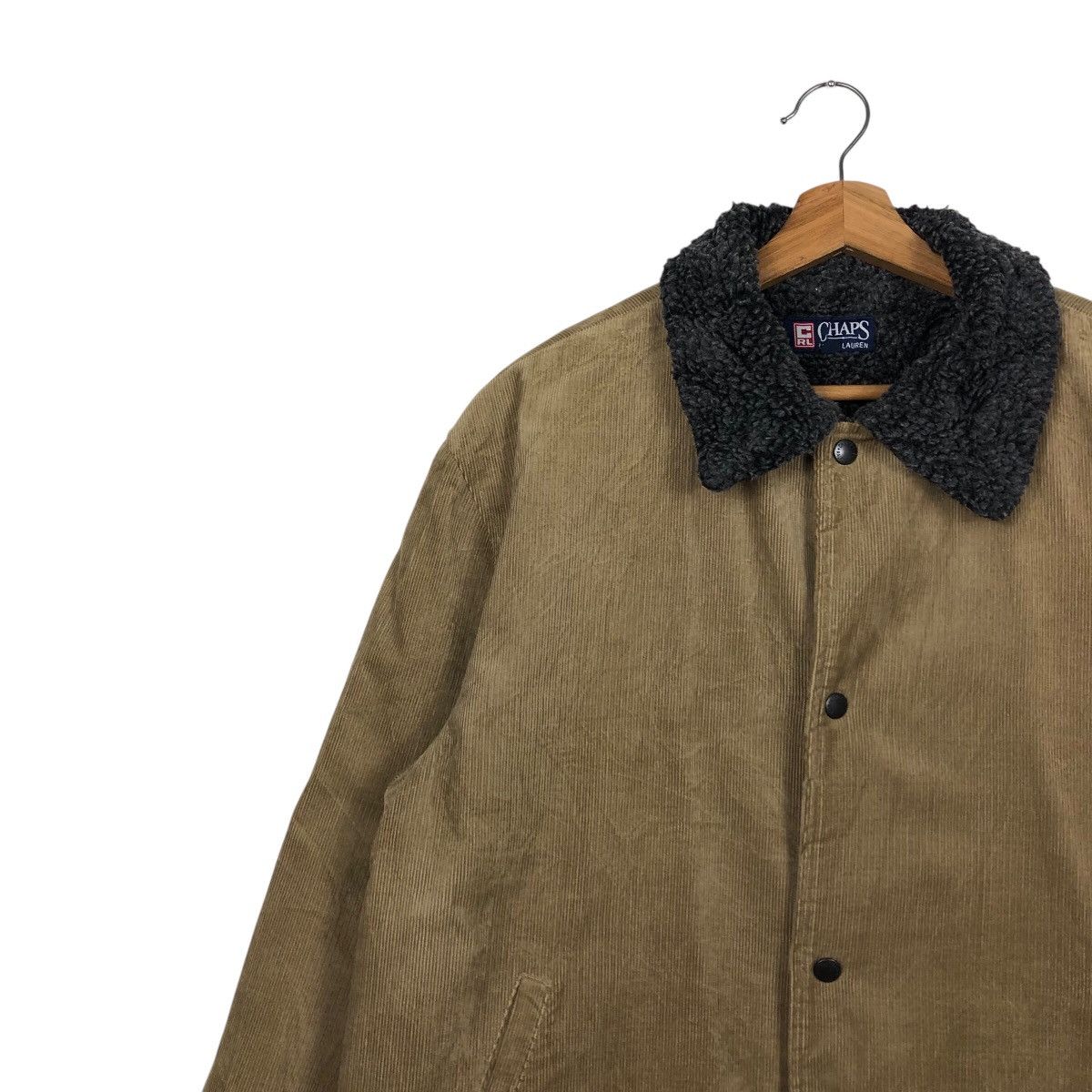 Ralph Lauren 📌Vintage Trucker Corduroy Jacket Chaps Ralph Lauren Sherpa Size US L / EU 52-54 / 3 - 8 Thumbnail