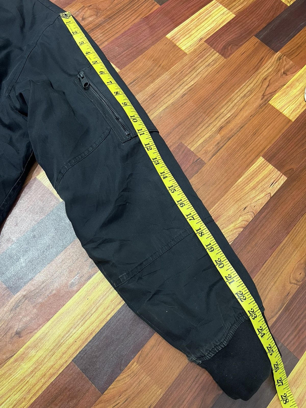 Japanese Brand Burtle Workwear Bomber Jacket Black Tactical Size US L / EU 52-54 / 3 - 14 Thumbnail