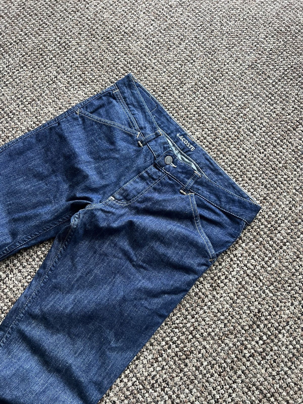 Lacoste VINTAGE LACOSTE AVANT-GARDE DENIM PANTS BIG LOGO Y2K 28 SIZE Size US 28 / EU 44 - 8 Thumbnail