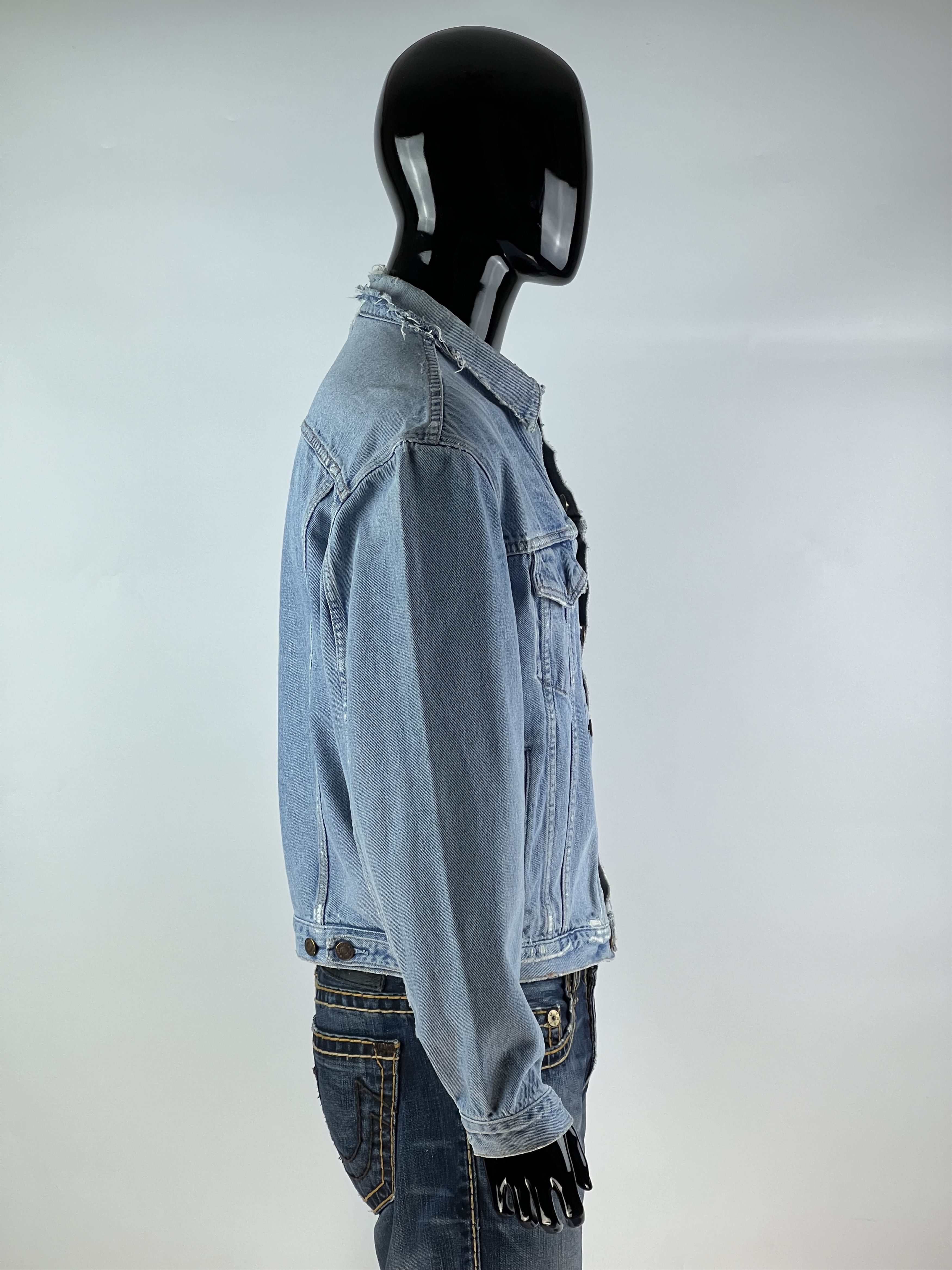 Levi's 90s Levis VTG Men's Distressed Denim Jacket Size M Size US M / EU 48-50 / 2 - 2 Thumbnail
