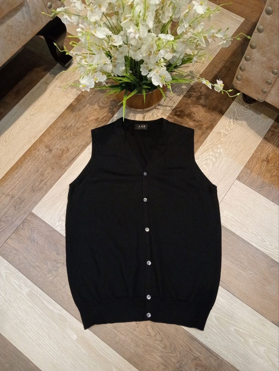 Yohji Yamamoto YOHJI YAMAMOTO A.A.R AGAINST ALL RISKS VEST SWEATER - SIZE M Size US M / EU 48-50 / 2 - 2 Thumbnail
