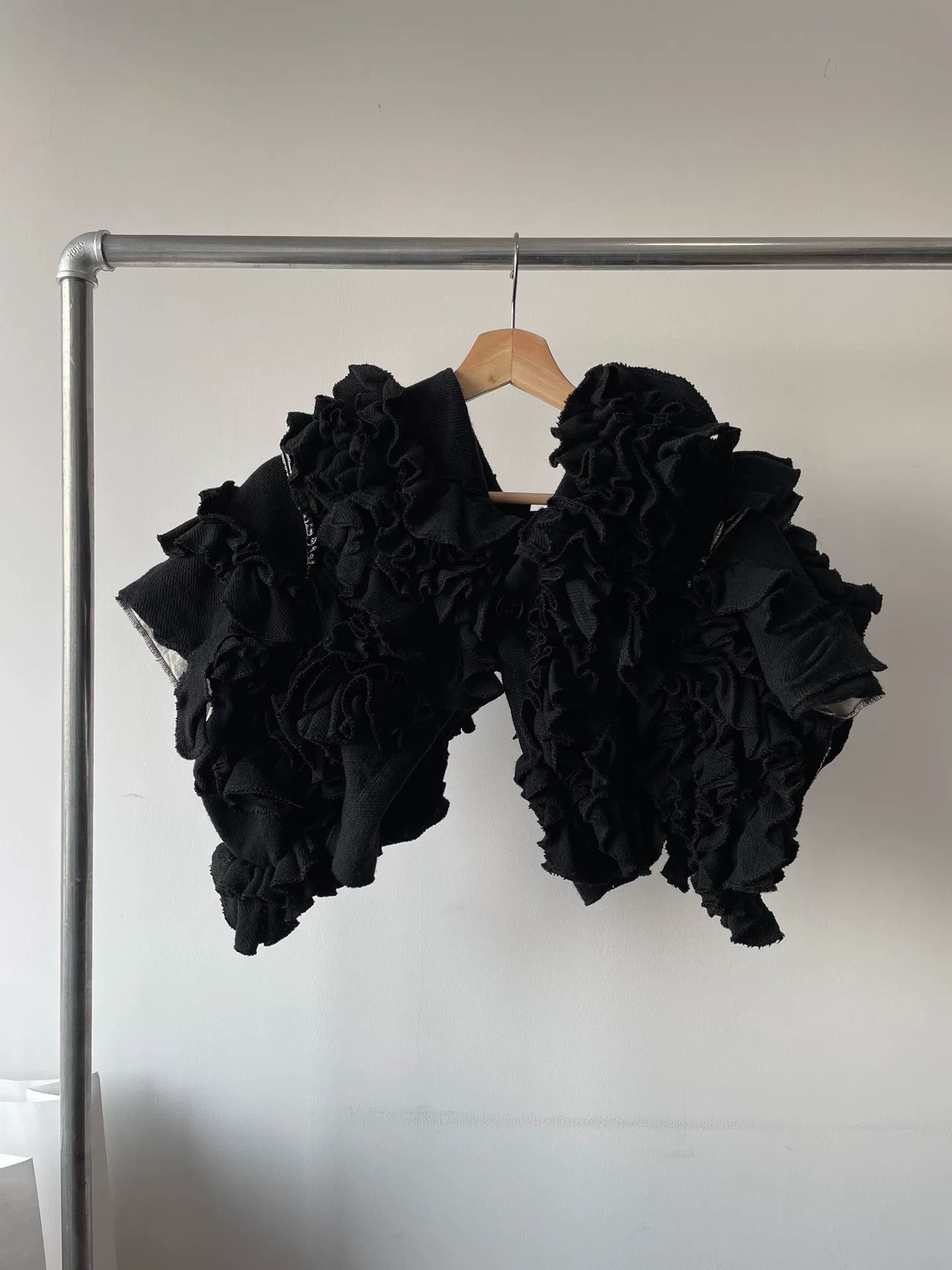 Comme des Garcons Comme des Garçons Tricot Black Short Coat Size M / US 6-8 / IT 42-44 - 1 Thumbnail