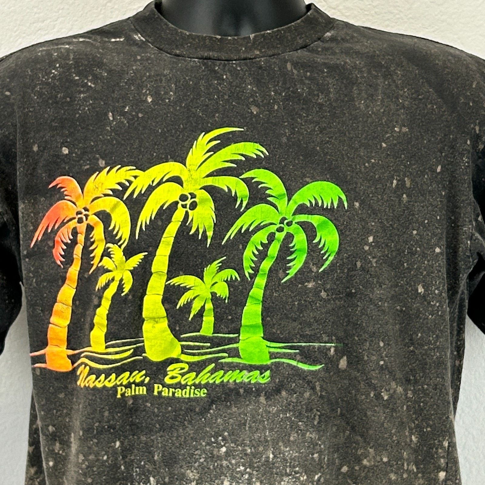 Vintage Vintage Nassau Bahamas T Shirt Mens S Small Black 80s 90s Size US S / EU 44-46 / 1 - 4 Thumbnail