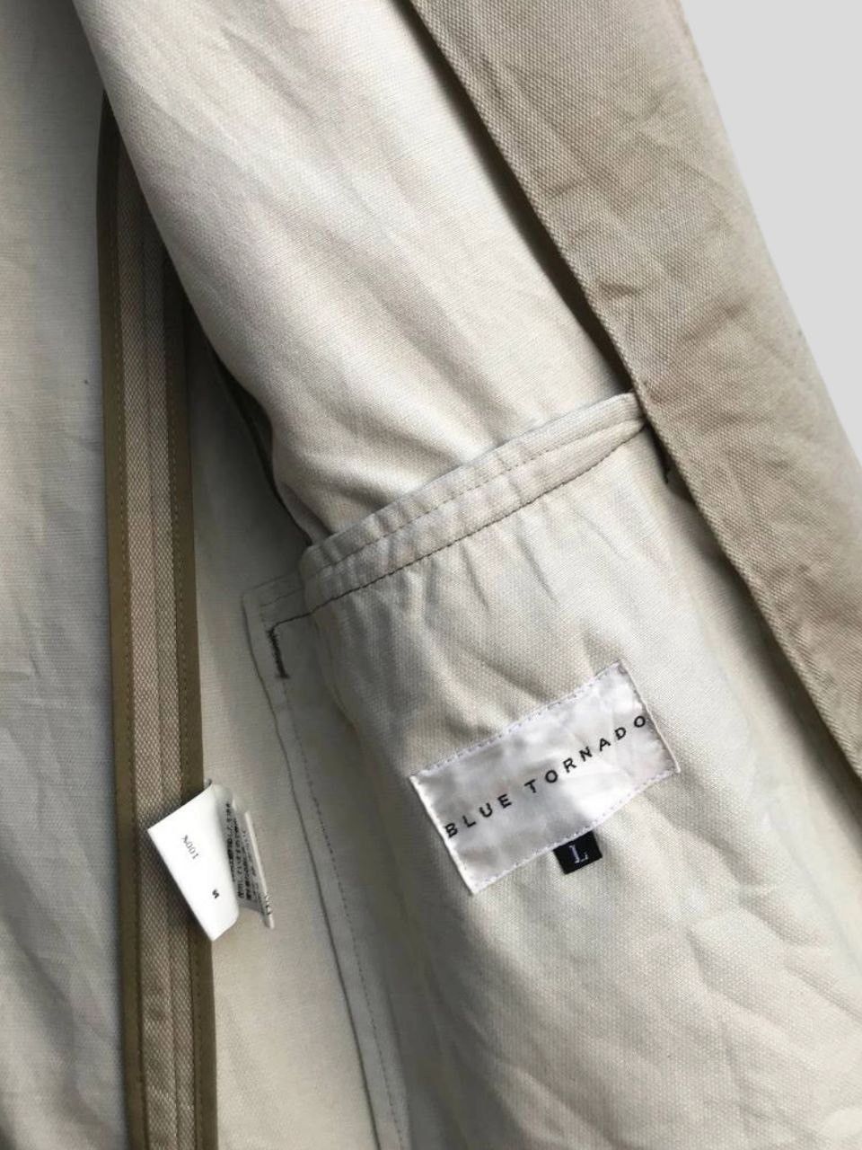 Tornado Mart Blue Tornado Cotton Tailored Jacket Size US L / EU 52-54 / 3 - 8 Thumbnail