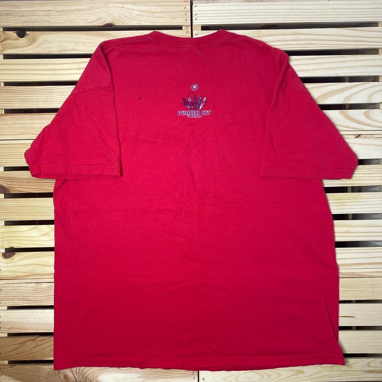 Anvil Vintage Perdido Key, FL Red Surf Tee Size 2XL Size US XXL / EU 58 / 5 - 2 Thumbnail