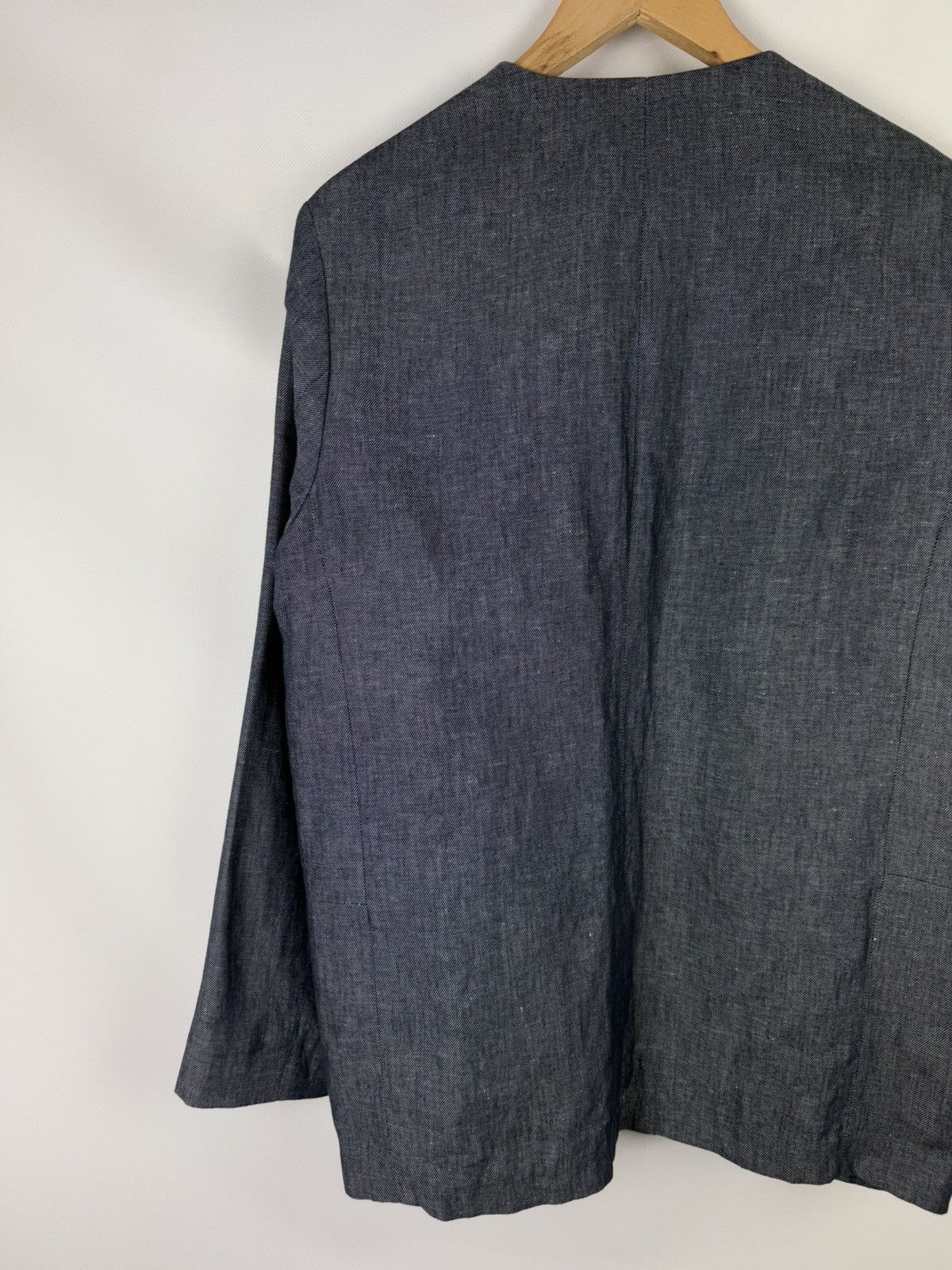 Cos Cos Avant-Garde Lagenlook Cotton / Linen Open Front Jacket Size XL / US 12-14 / IT 48-50 - 15 Thumbnail