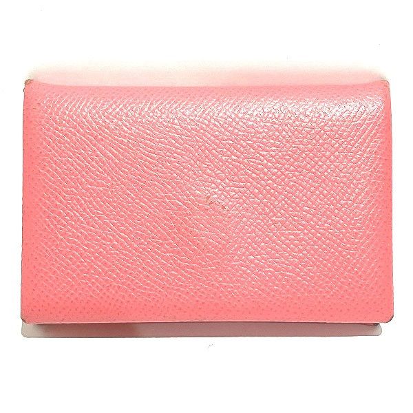 Hermes Hermes Hermes Calvi Coin Case Wallet Leather Coin Case in Good Condition Size ONE SIZE - 1 Thumbnail