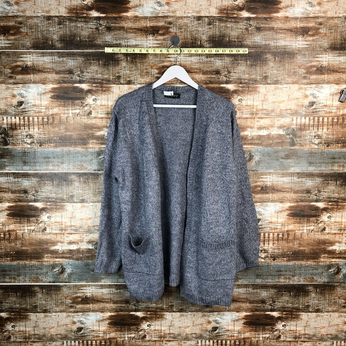 Homespun Knitwear Jorjet vintage Grey sweater Knitwear #A1898 Size US L / EU 52-54 / 3 - 1 Thumbnail