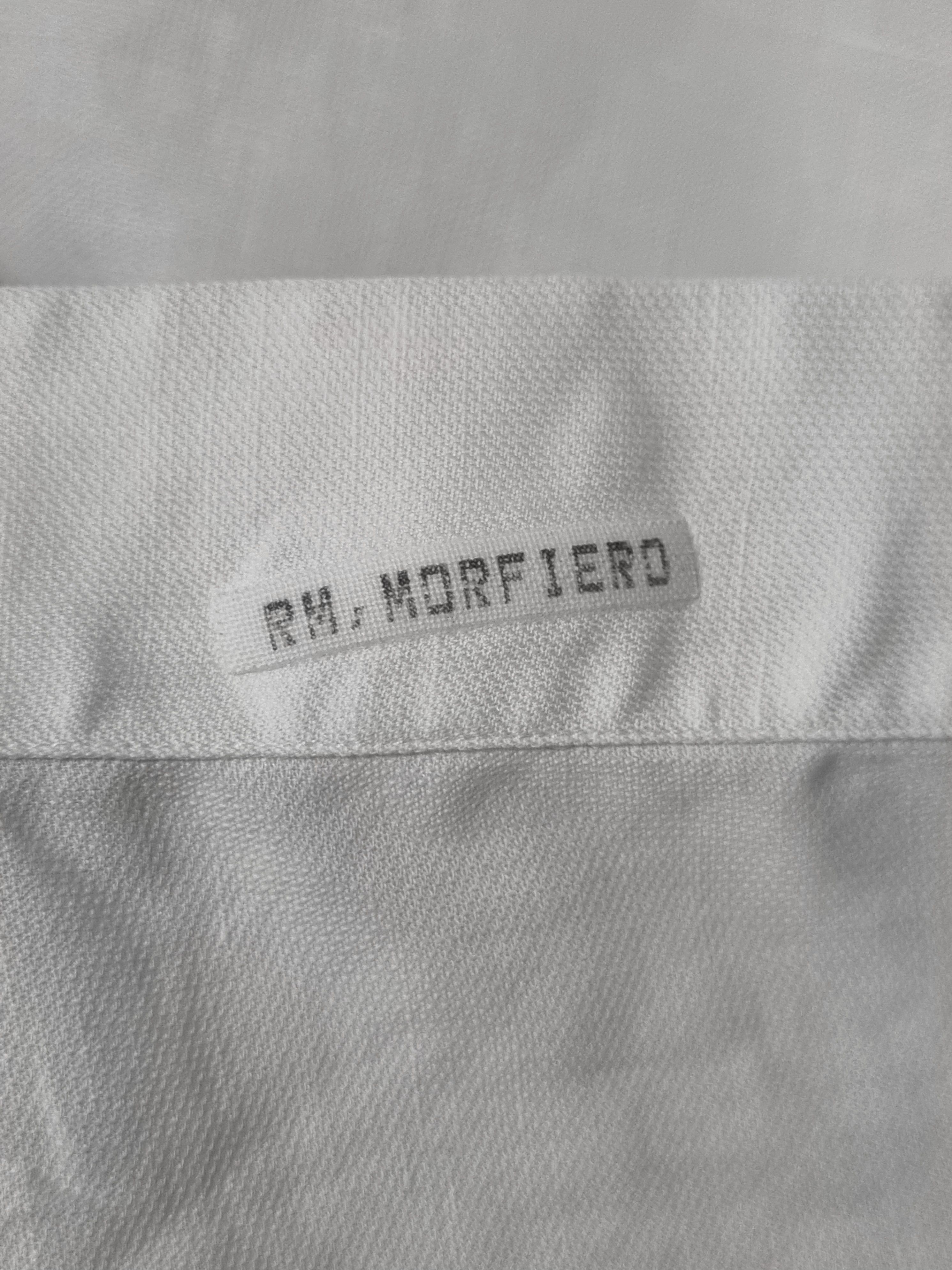 Ermenegildo Zegna Ermenegildo Zegna White Button Up Shirt Tailored Fit Size US M / EU 48-50 / 2 - 9 Thumbnail