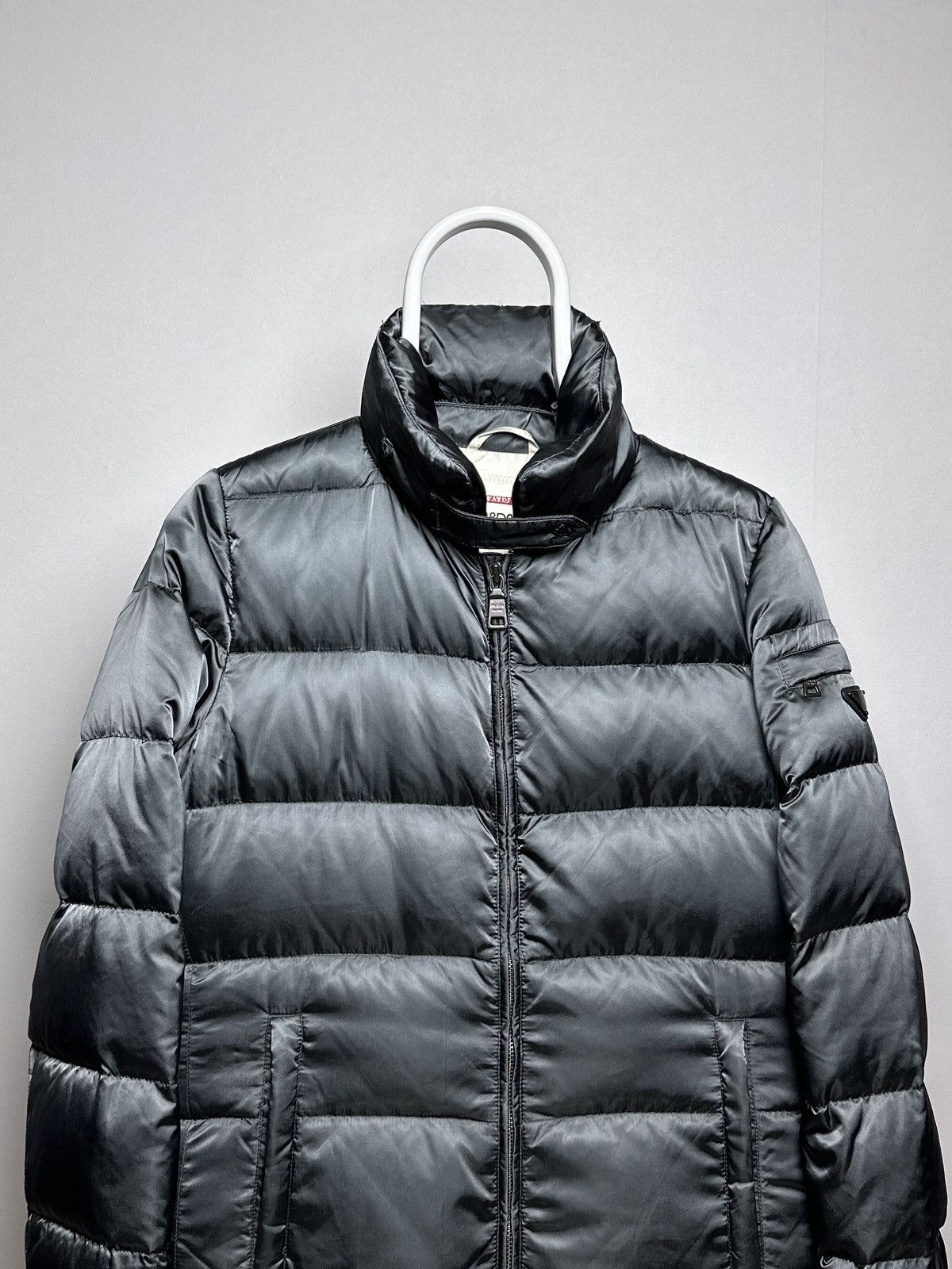 Prada Prada Puffer Down Nylon Metal Logo Jacket Size S / US 4 / IT 40 - 2 Thumbnail