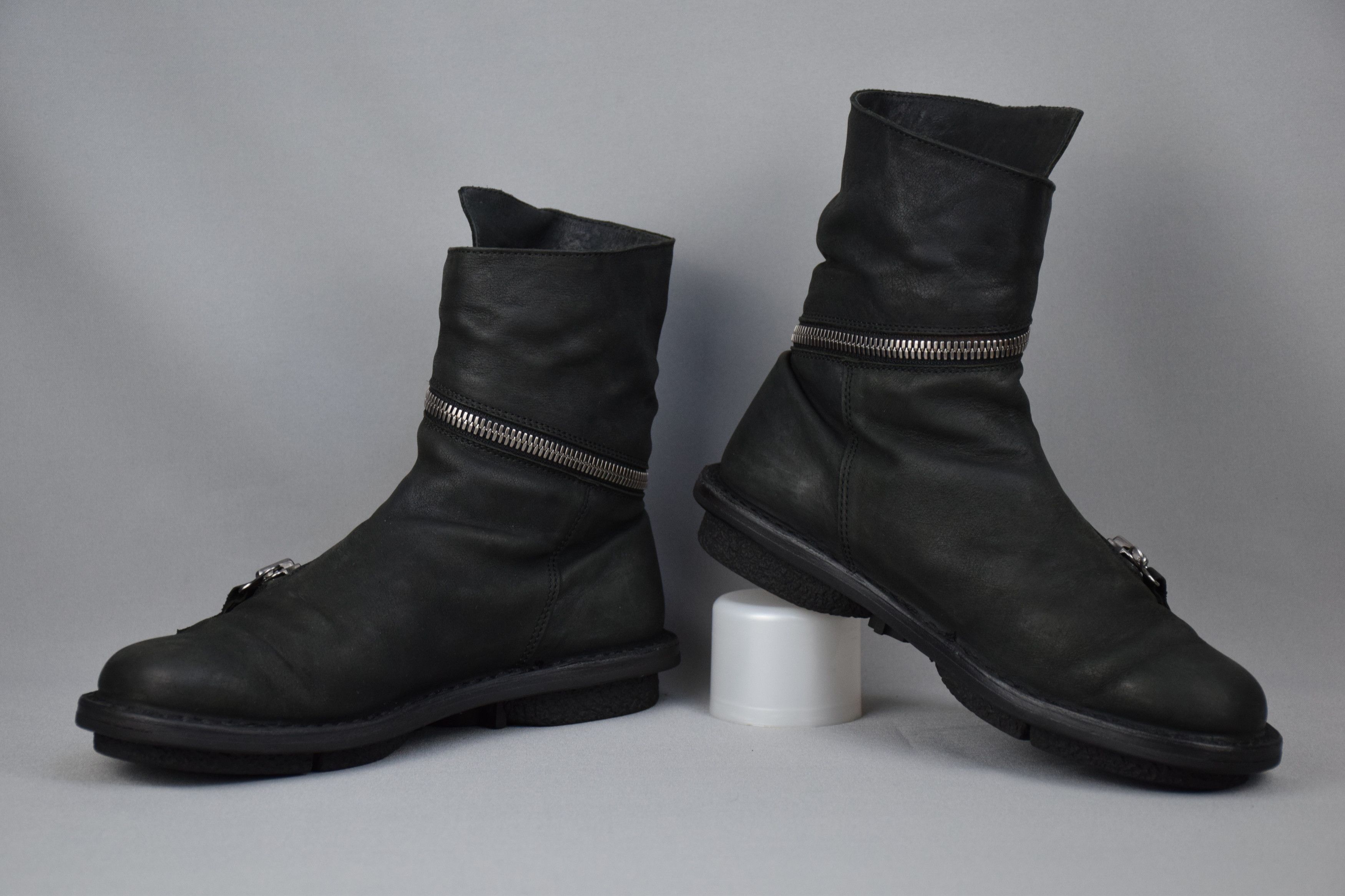 Designer × Trippen Trippen Helix f Women's Black Zip Boots US 8 UK 6 EU 39 Size US 8 / IT 38 - 6 Thumbnail
